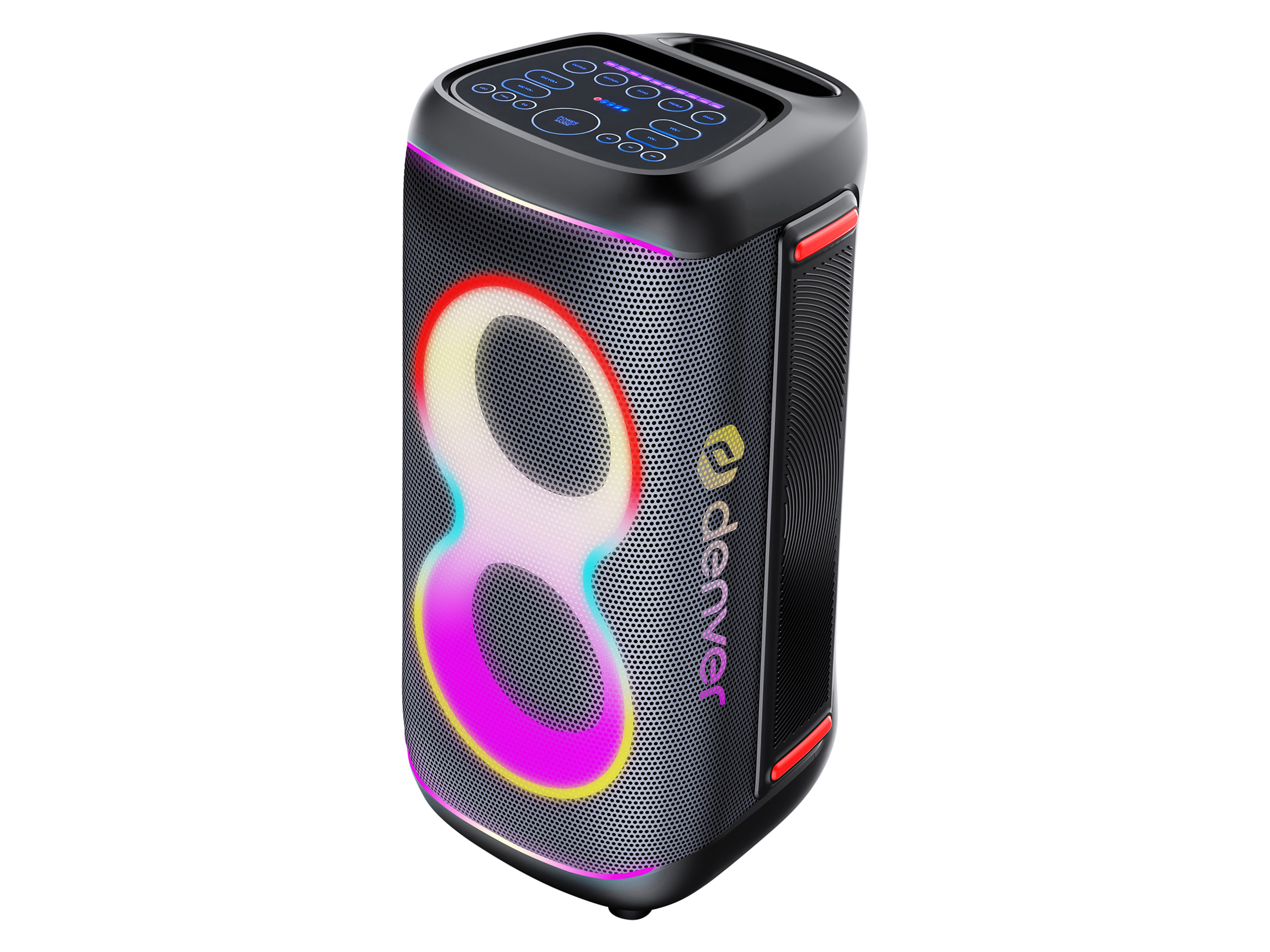 Bluetooth Lautsprecher DENVER BPS-370, 100 W, mit Licht-Animation