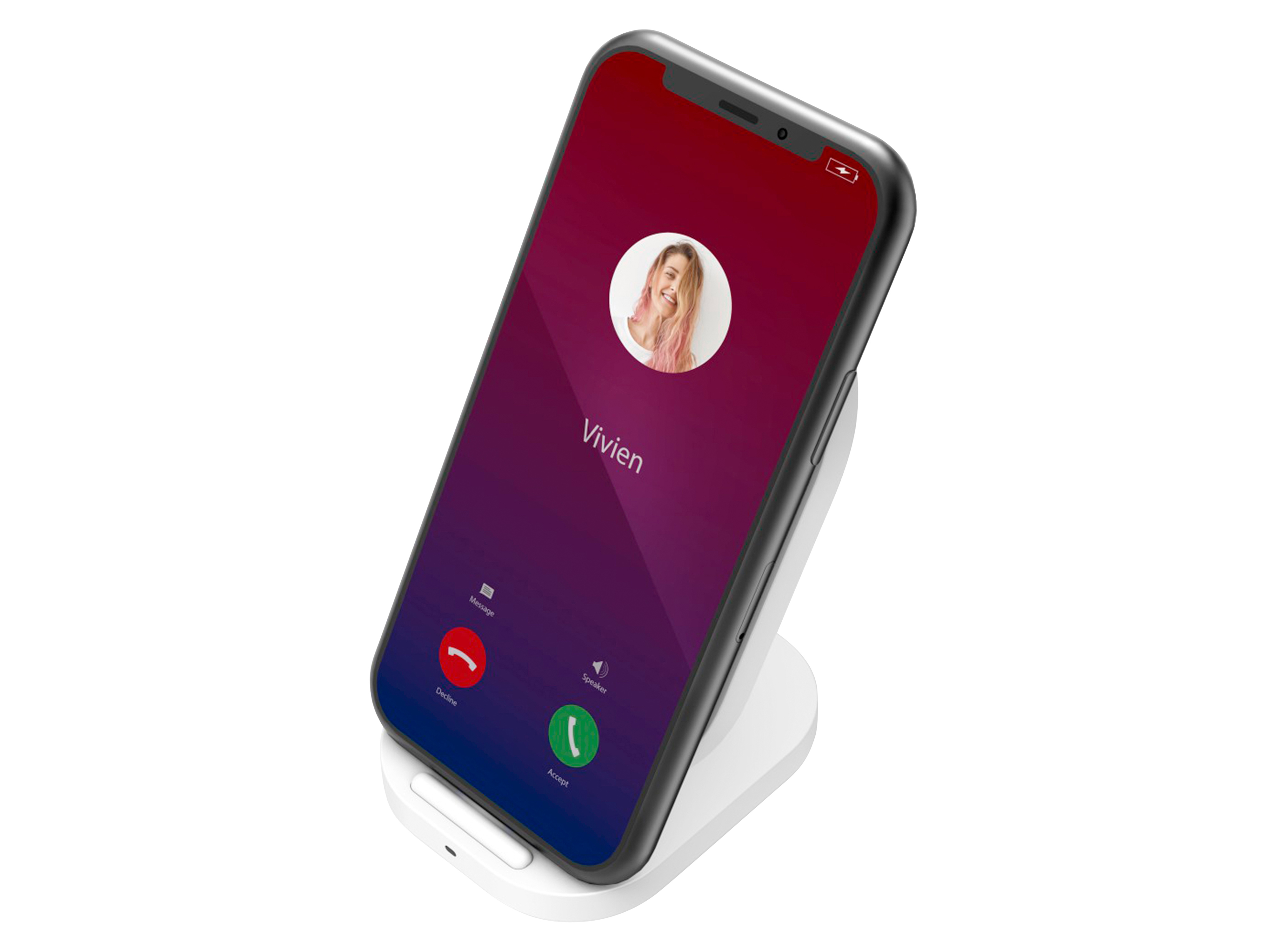 HAMA Induktions-Ladegerät 188325, weiß