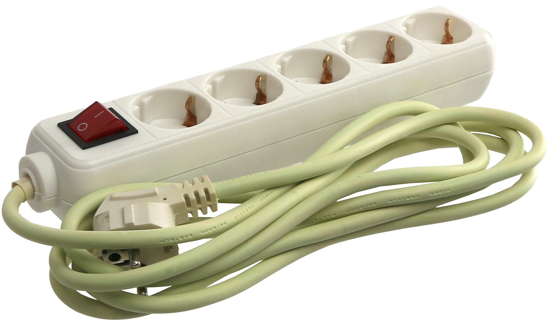 Steckdosenleiste 42521, 5-fach, weiß