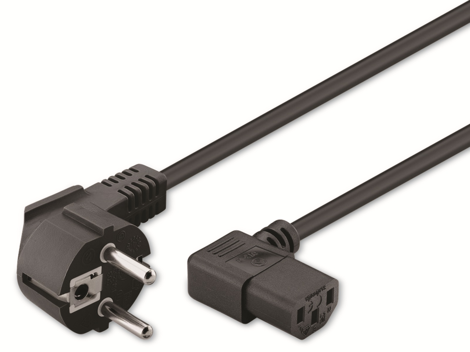 GOOBAY Kaltgerätekabel NK 102 S-300, 3 m, schwarz GOOBAY Kaltgerätekabel NK 102 S-300, 3 m, schwarz