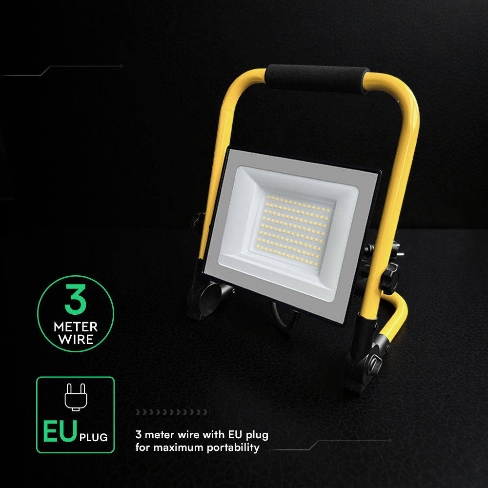 V-TAC LED-Arbeitsleuchte VT-242186, EEK: F, 50W, 5000lm, 4000k, 115° V-TAC LED-Arbeitsleuchte VT-242186, EEK: F, 50W, 5000lm, 4000k, 115°