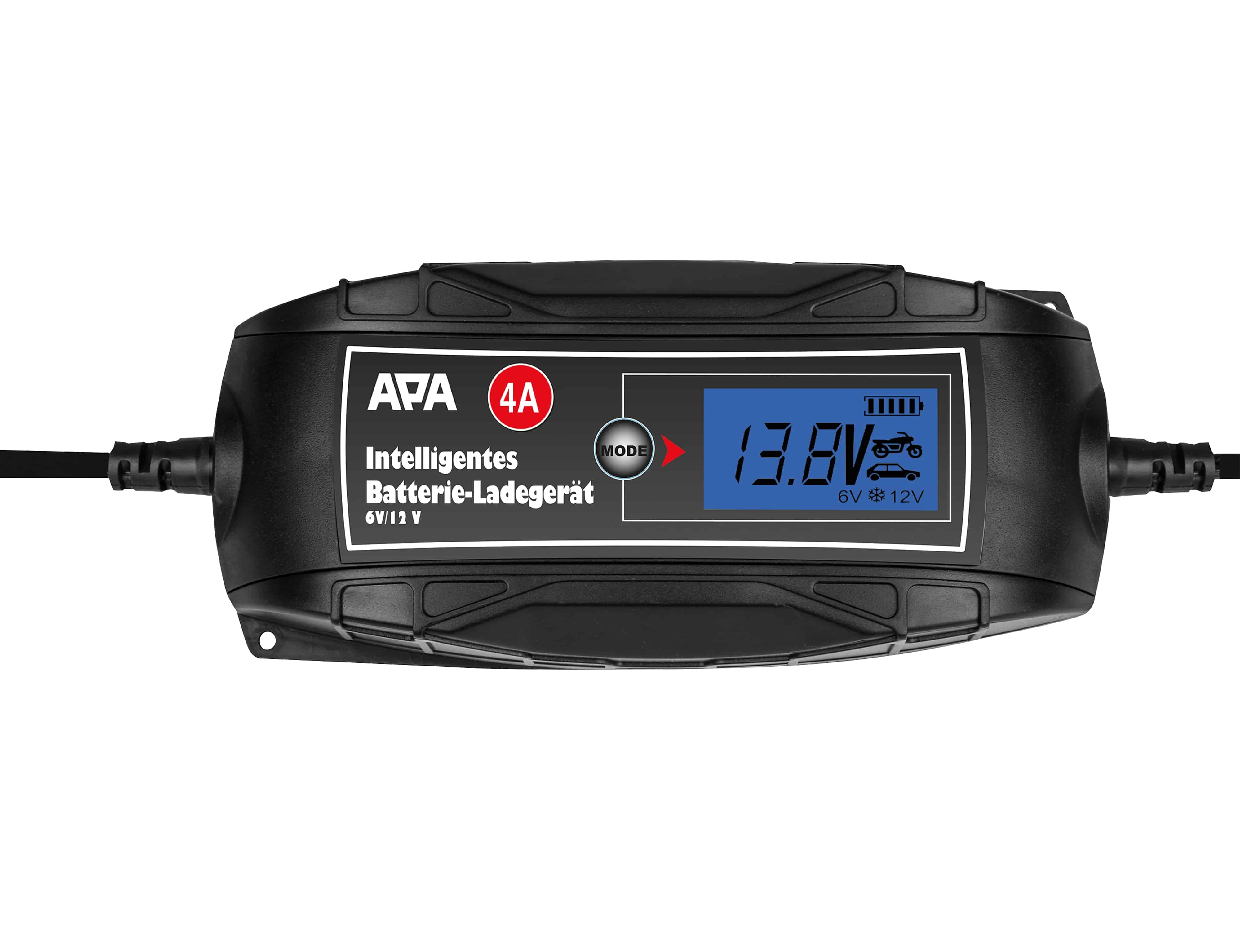 APA Batterie-Ladegerät 16615, 6/12V- 4A APA Batterie-Ladegerät 16615, 6/12V- 4A