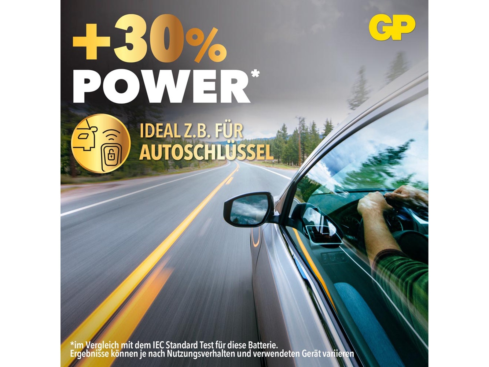 GP Knopfzelle, CR2016, Lithium, 3 V, 2 St.