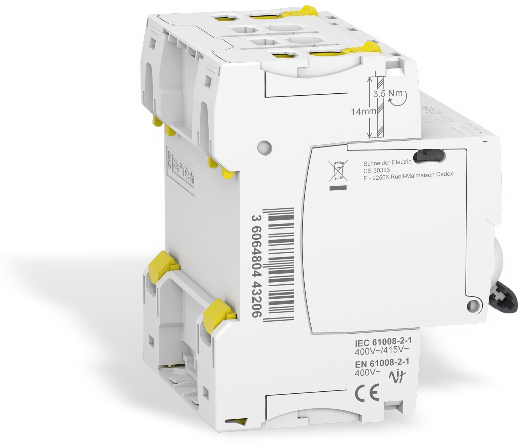 SCHNEIDER ELECTRIC Fehlerstrom-Schutzschalter A9Z21440, 40A SCHNEIDER ELECTRIC Fehlerstrom-Schutzschalter A9Z21440, 40A