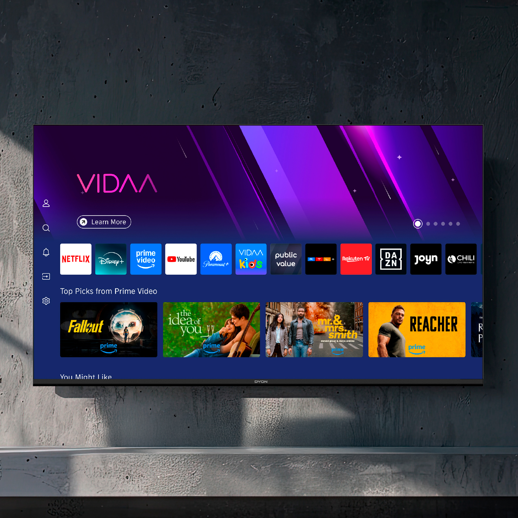 DYON LED-TV Smart 24 VX, 60 cm (24"), EEK: F, mit VIDAA