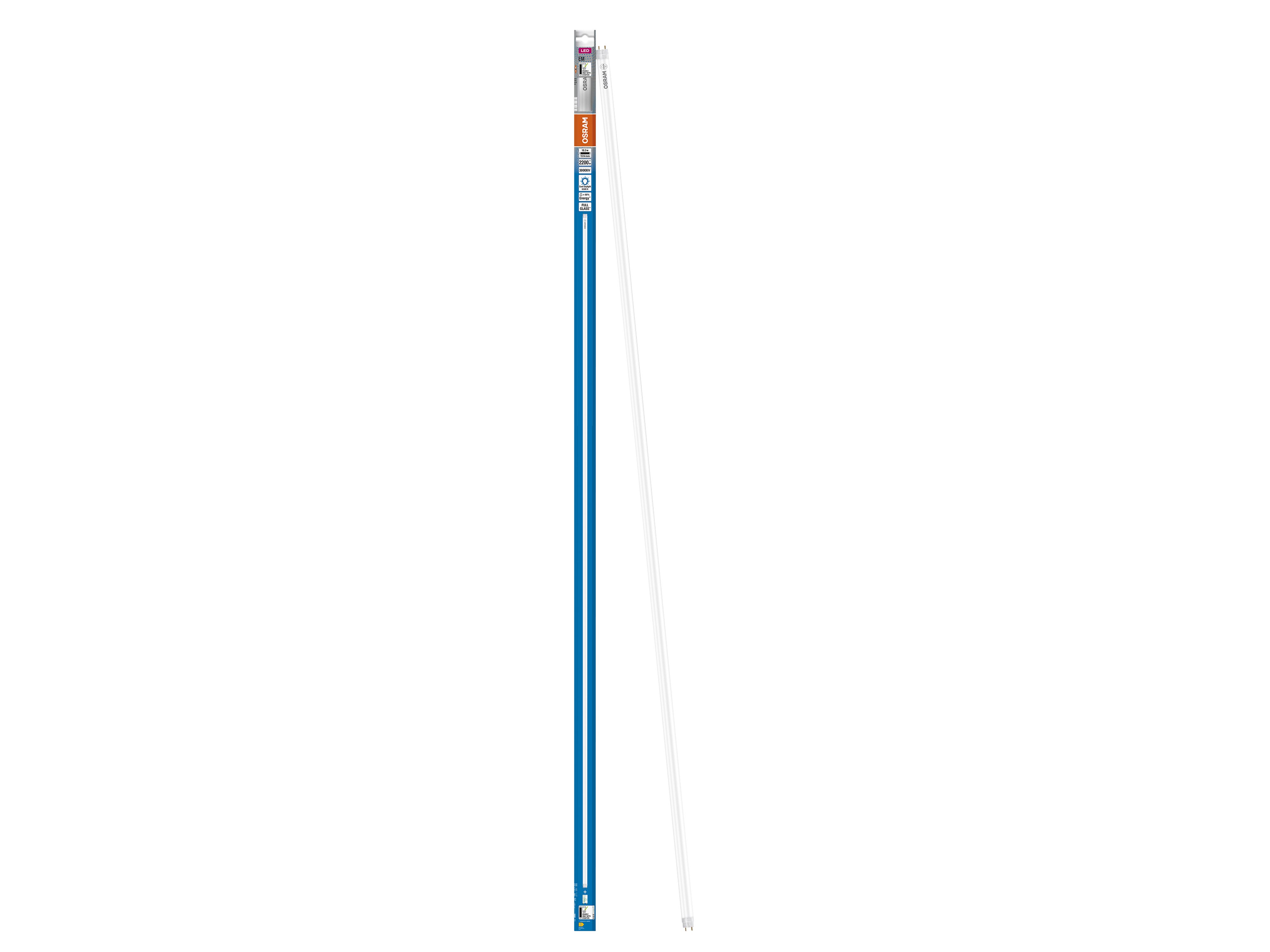 OSRAM LED-Röhre, T8, 1500mm, G13, EEK: E, 18,3W, 2200lm, 6500K OSRAM LED-Röhre, T8, 1500mm, G13, EEK: E, 18,3W, 2200lm, 6500K