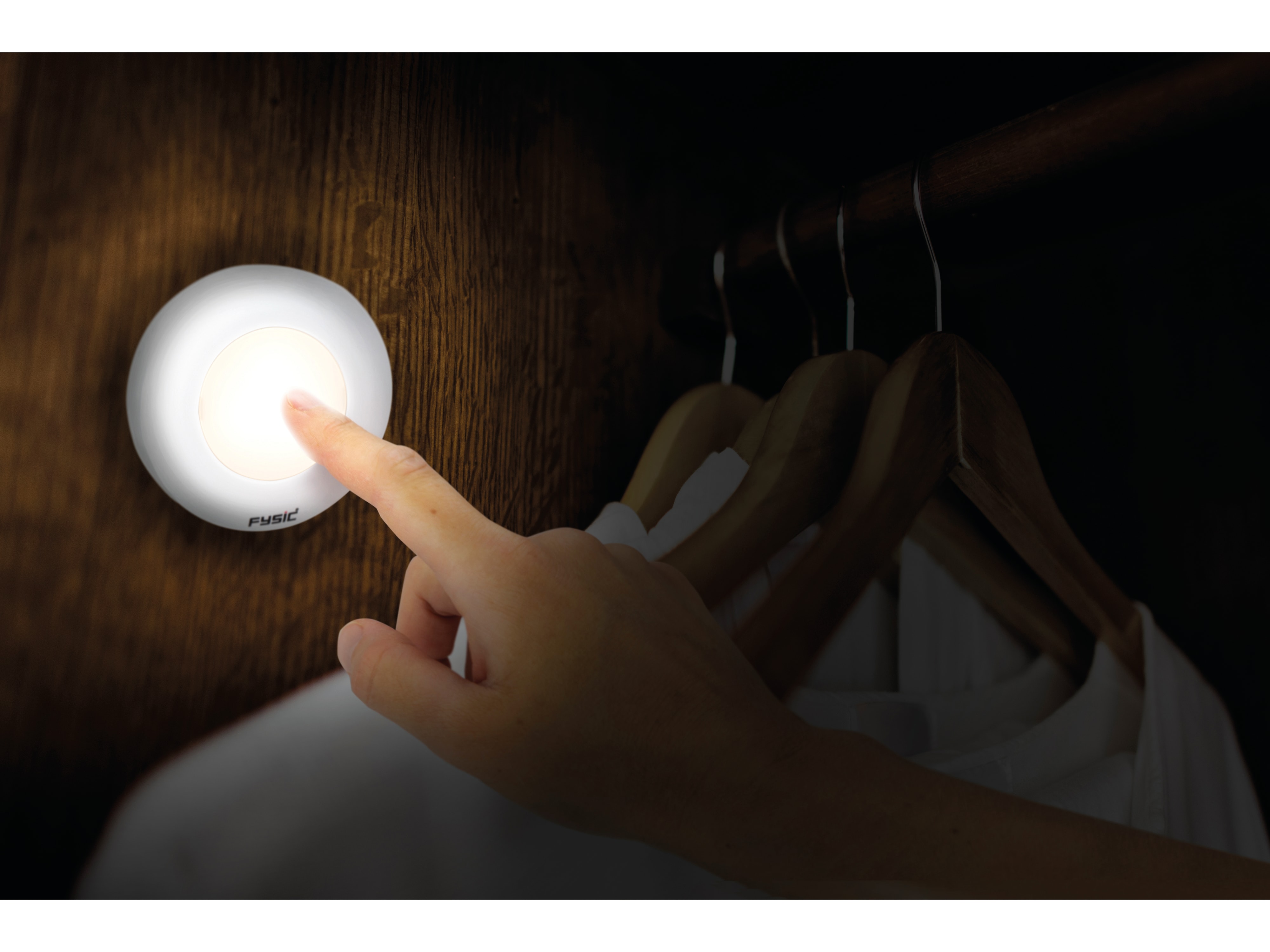 FYSIC LED-Orientierungsleuchte FC-04, mit Fernbedienung, 2 Stück FYSIC LED-Orientierungsleuchte FC-04, mit Fernbedienung, 2 Stück