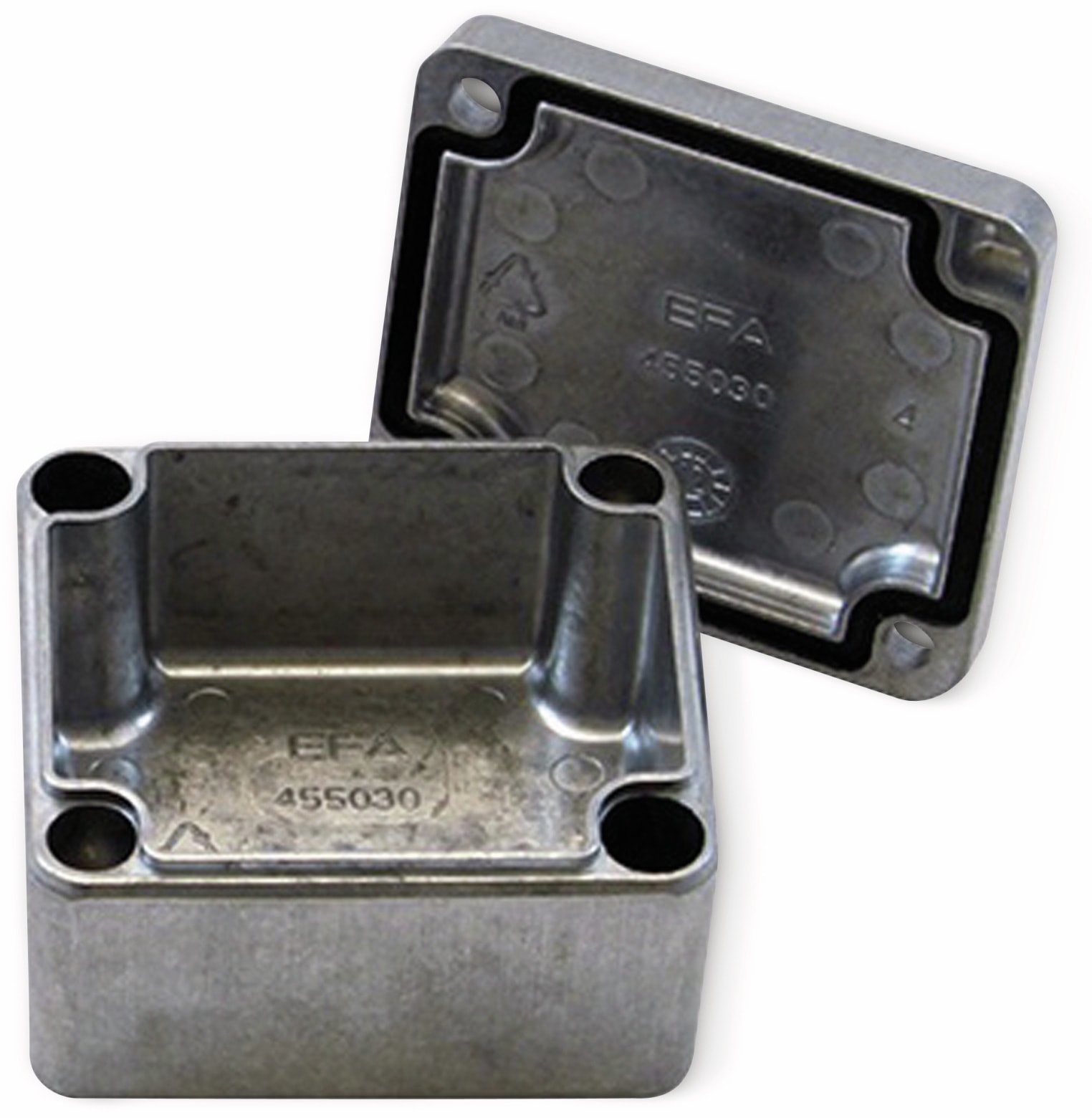 Alu-Gehäuse Efabox, 50x45x30 mm, blank, IP68 Alu-Gehäuse Efabox, 50x45x30 mm, blank, IP68