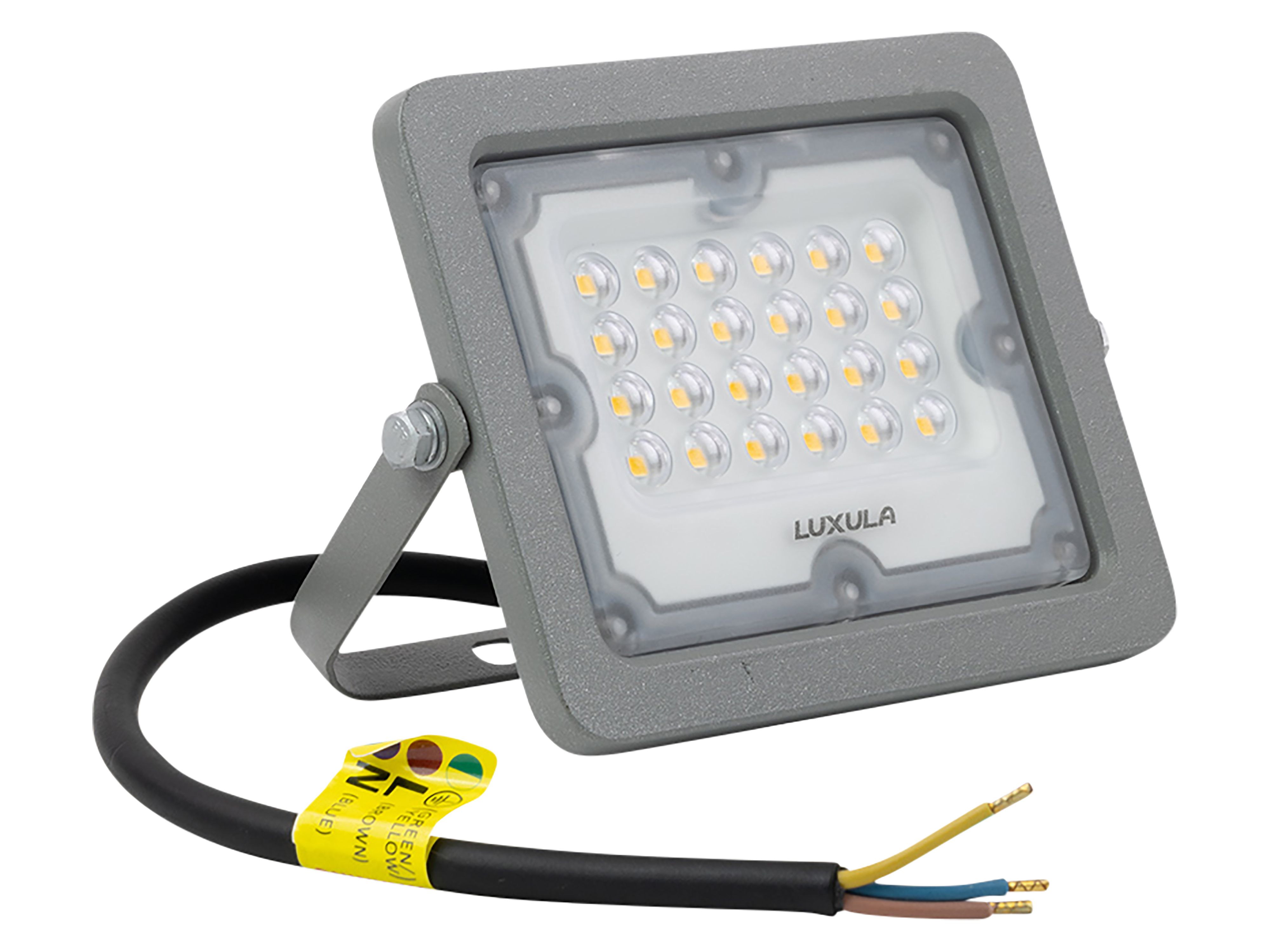 LUXULA LED-Fluter, EEK: F, 20W, 1800lm, 4000K, IP65, grau