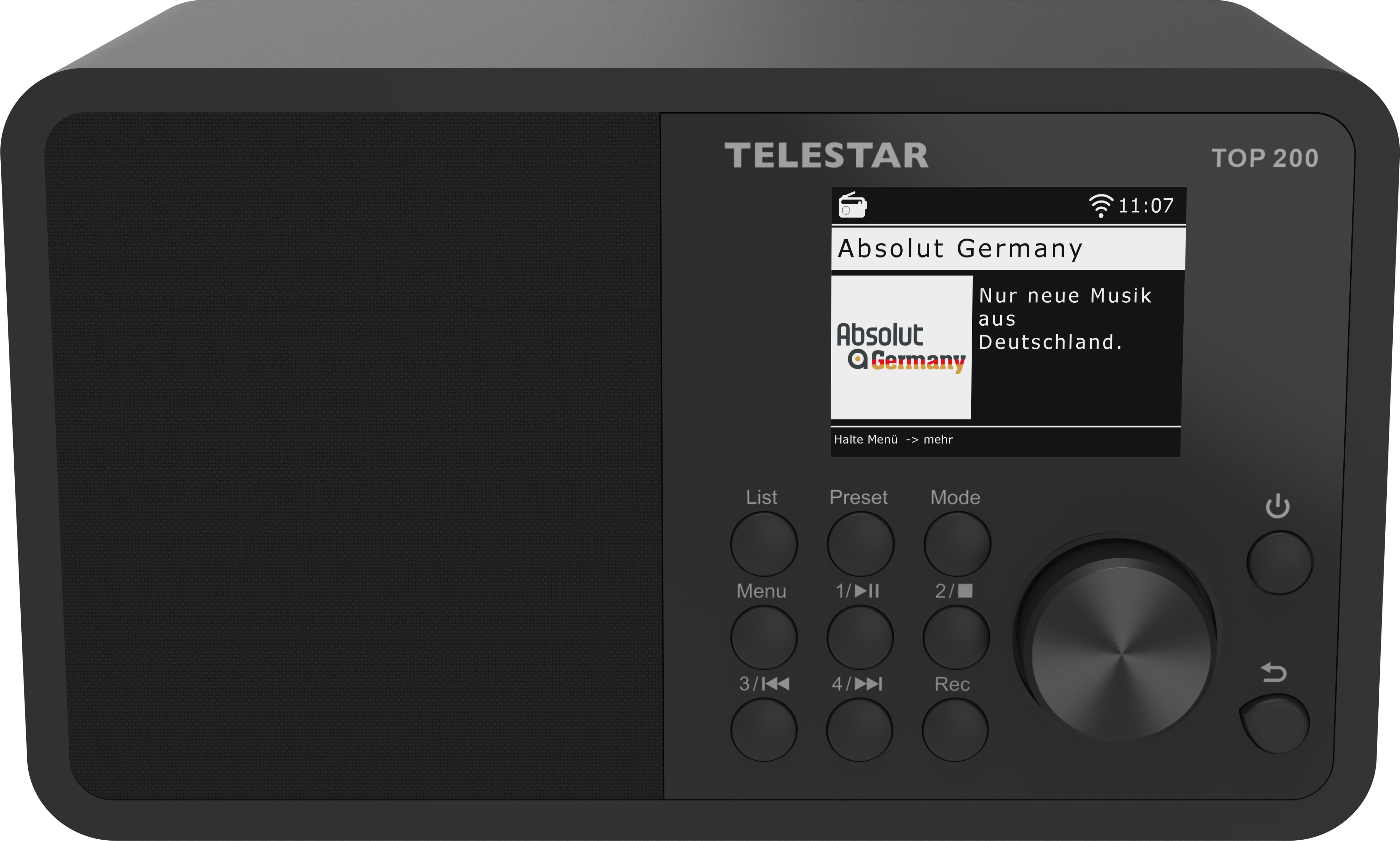 TELESTAR Internetradio TOP 200, DAB+/FM, schwarz