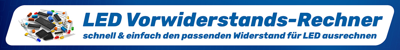 LED Vorwiderstands-Rechner LED Vorwiderstands-Rechner