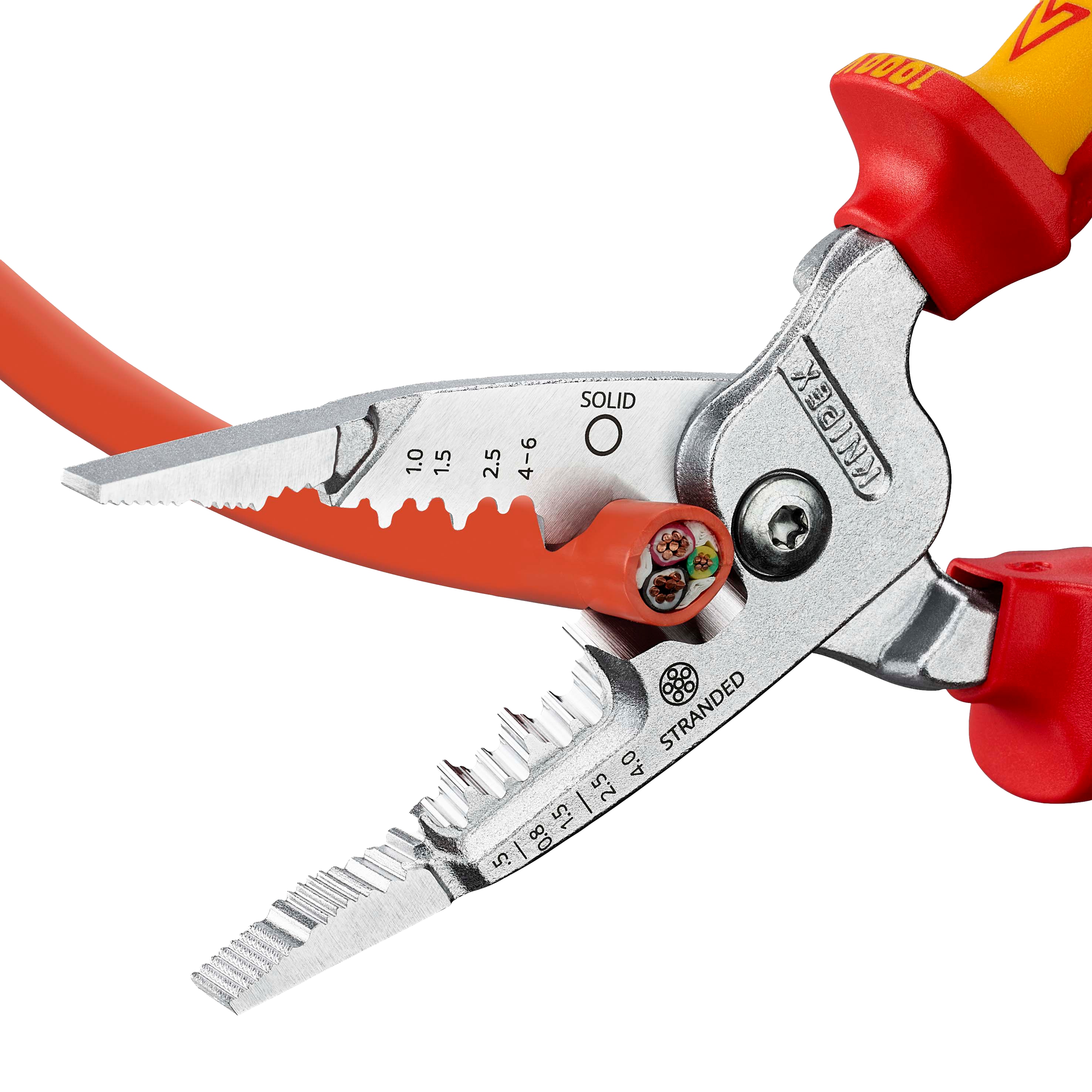 KNIPEX Multifunktions-Elektrikerzange, 13 76 200 ME, 200 mm