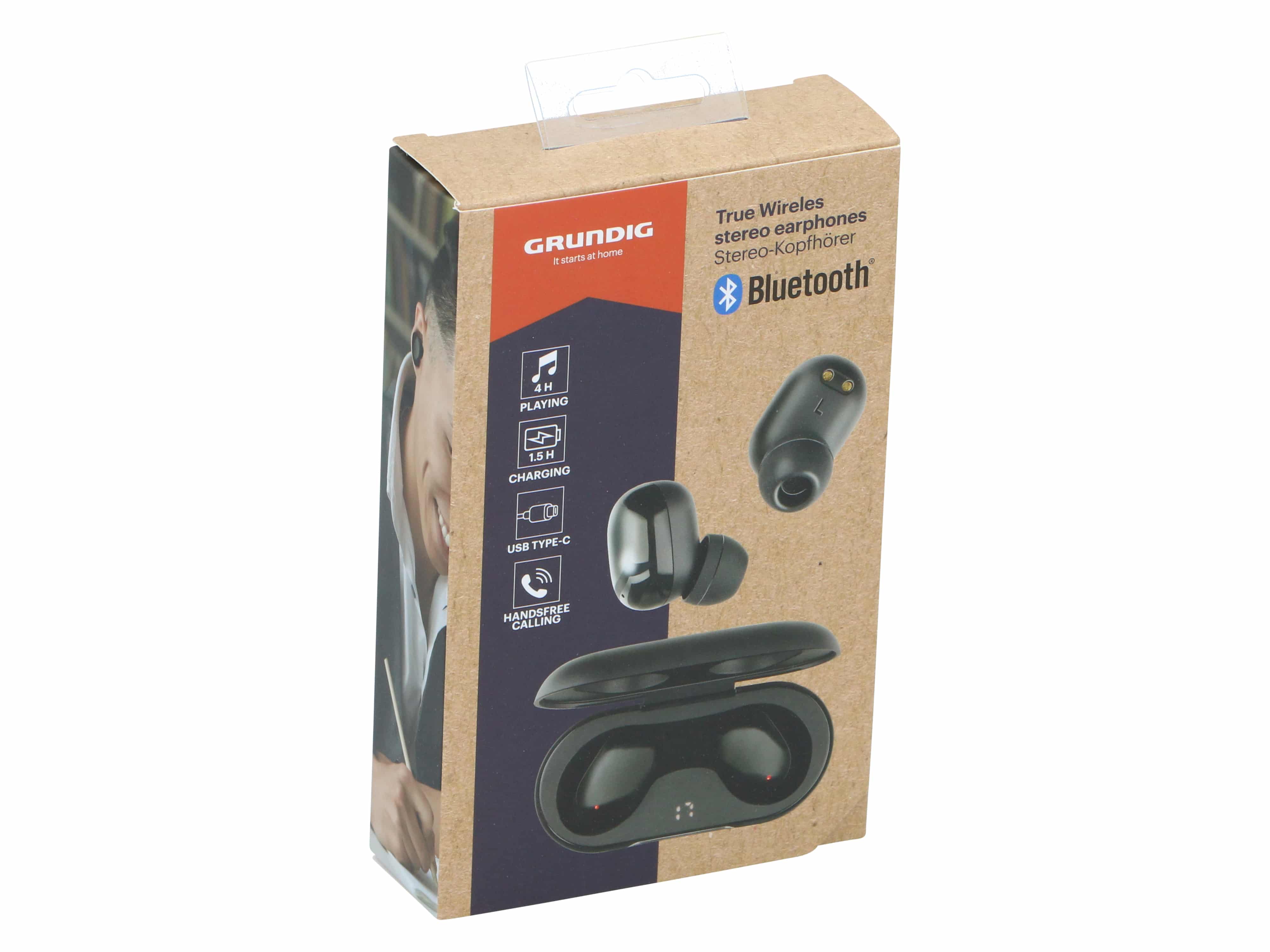 GRUNDIG Bluetooth Kopfhörer, In-Ear, schwarz