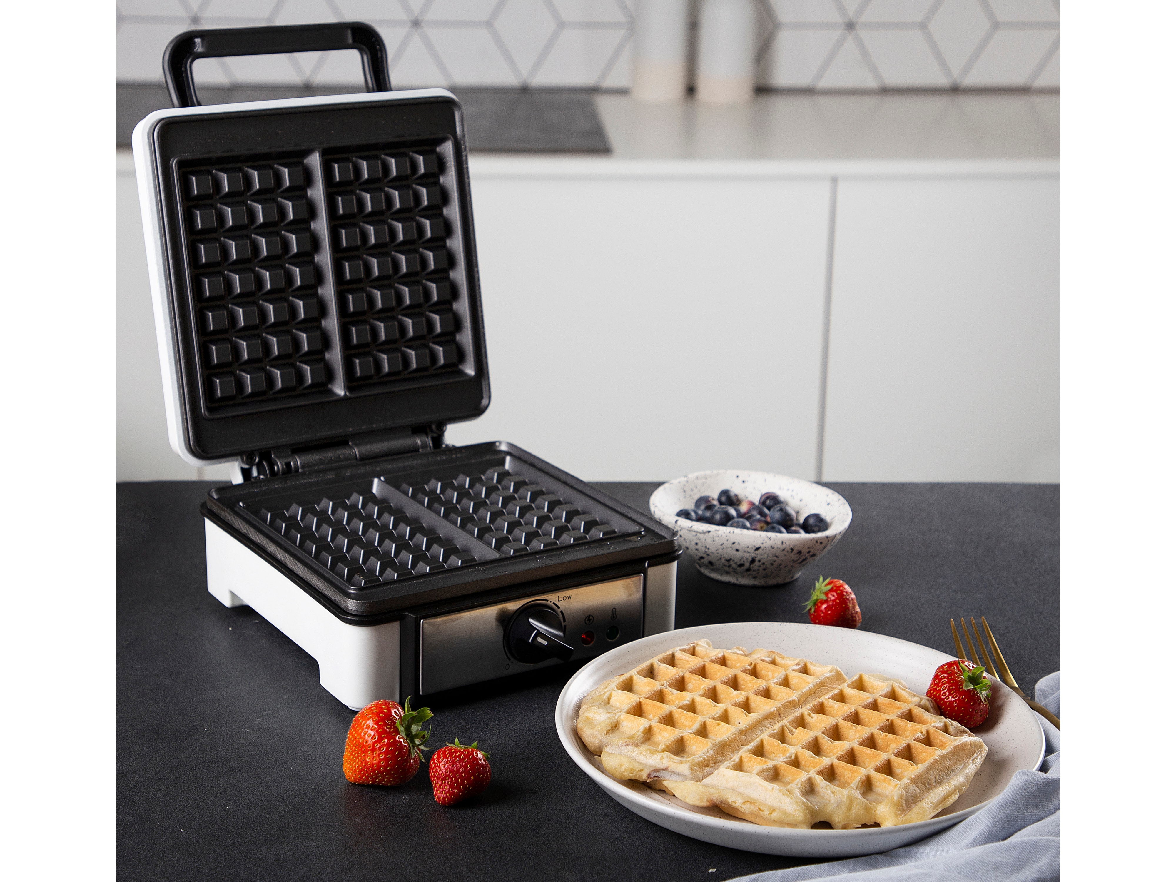 PRINCESS Waffeleisen 01.132397.01.001, 1200 W, weiß