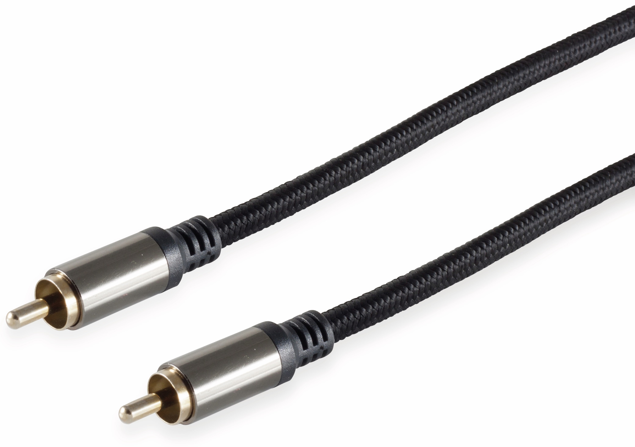 BLACK COTTON Cinchkabel, 1,5 m, schwarz BLACK COTTON Cinchkabel, 1,5 m, schwarz