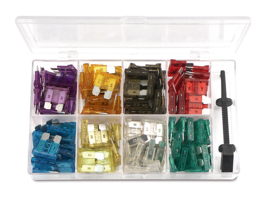 Sortiment KFZ-Flachsicherungen, 120-teilig