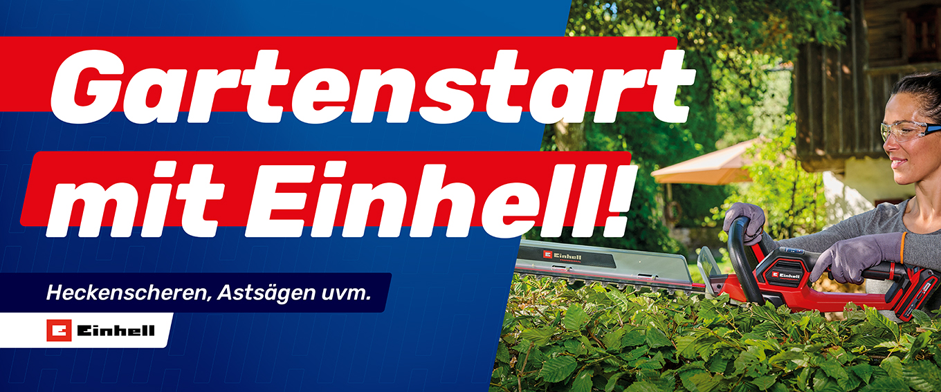 Gartenstart mit Einhell