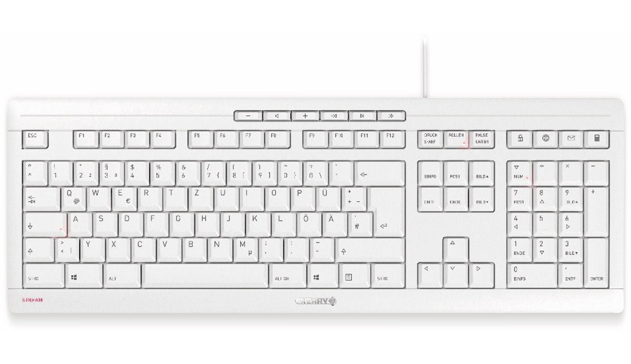 CHERRY Tastatur Stream, grau CHERRY Tastatur Stream, grau