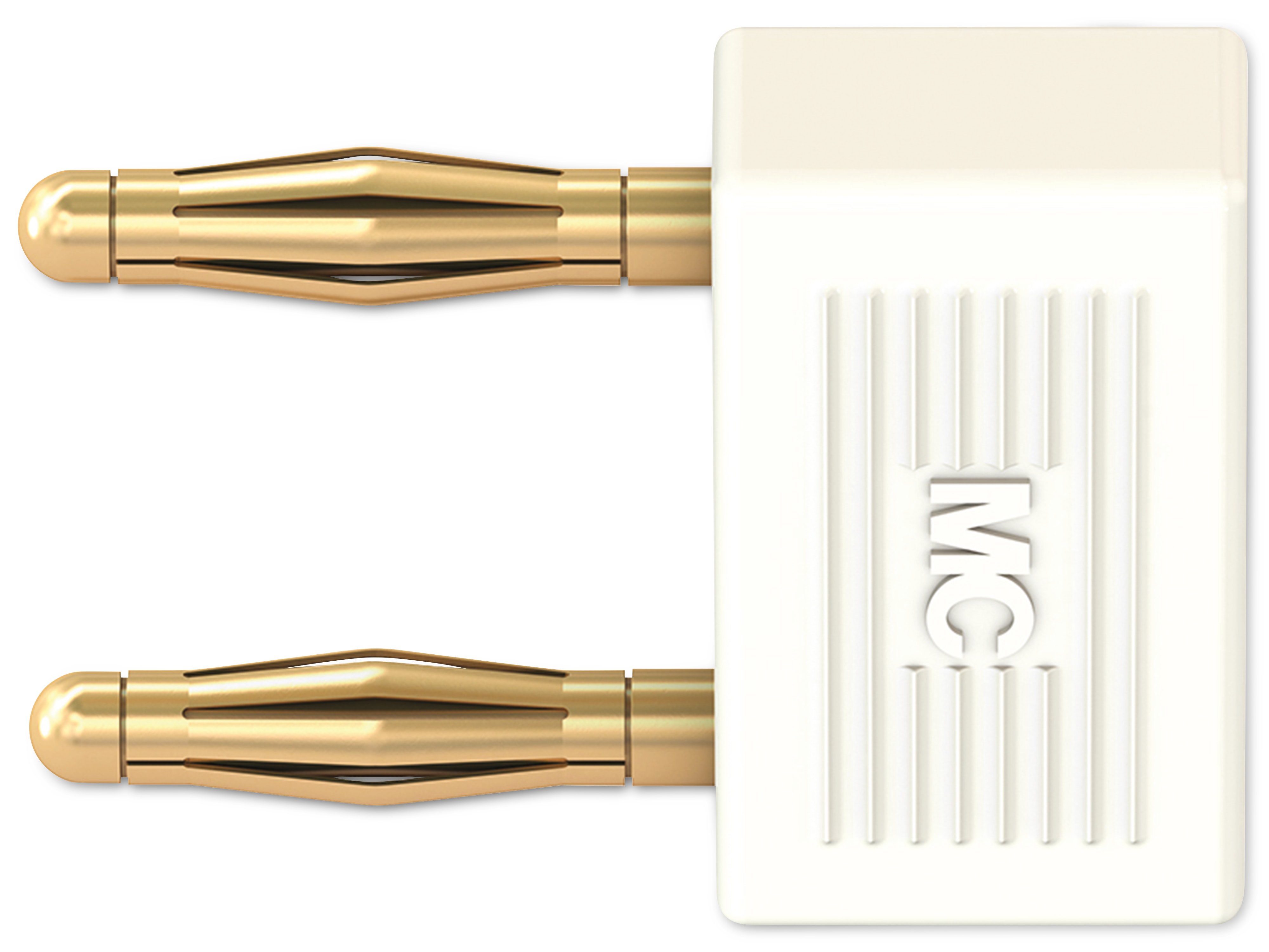 STÄUBLI Verbindungsstecker, 24.0043-29, 2 mm , weiss, 30 V, 10 A / 60 V, 10 A