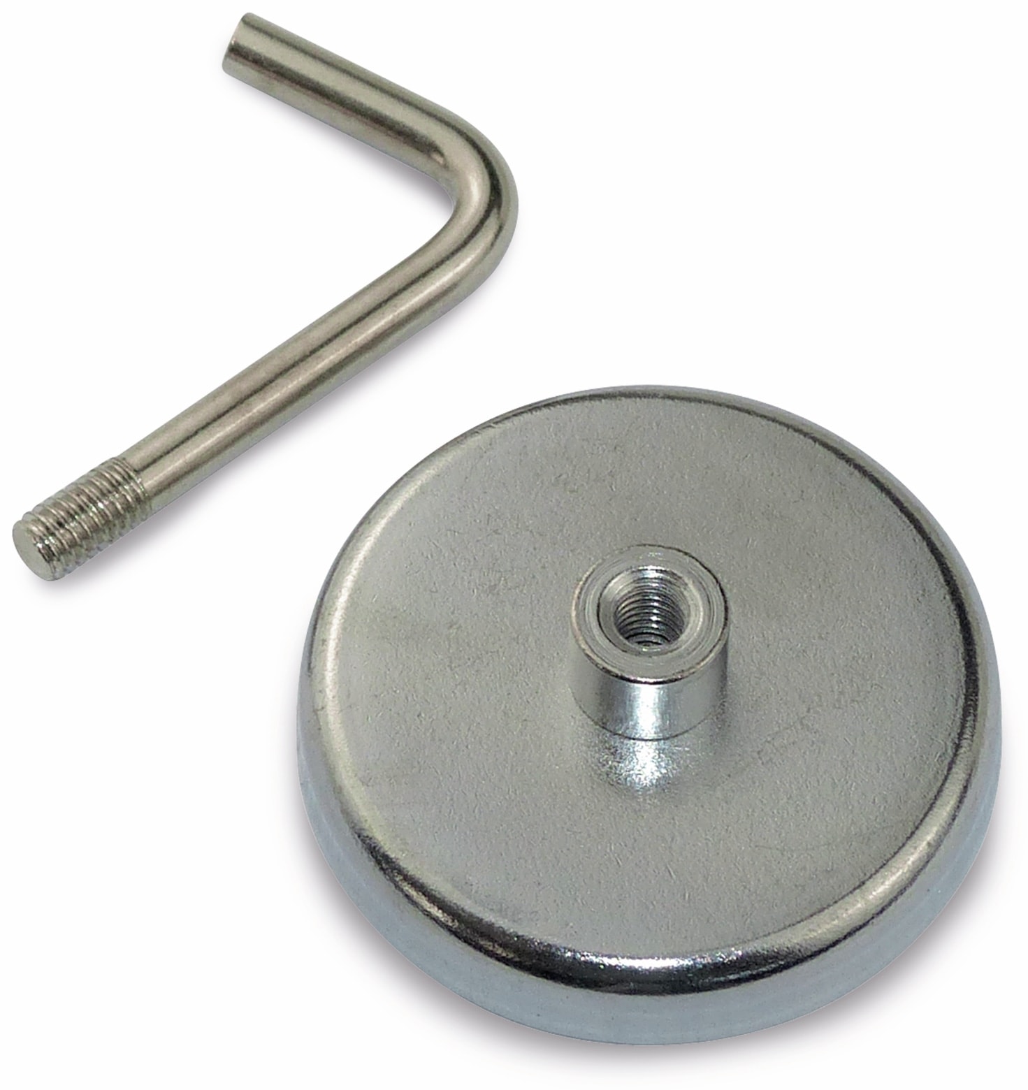 Rundmagnet-Set mit Haken 35x40 mm, 10 Stück