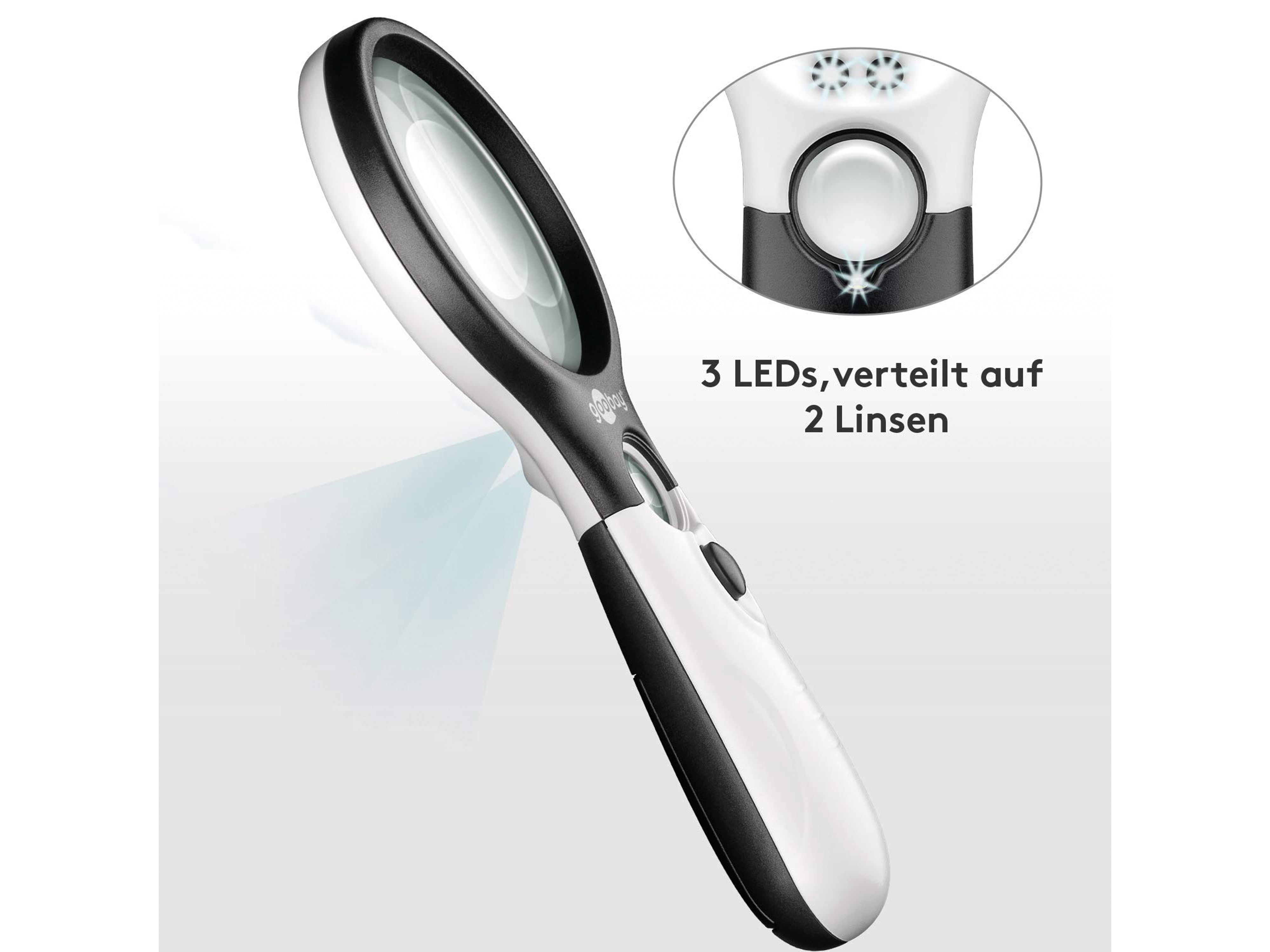 GOOBAY LED-Leselupe GOOBAY LED-Leselupe