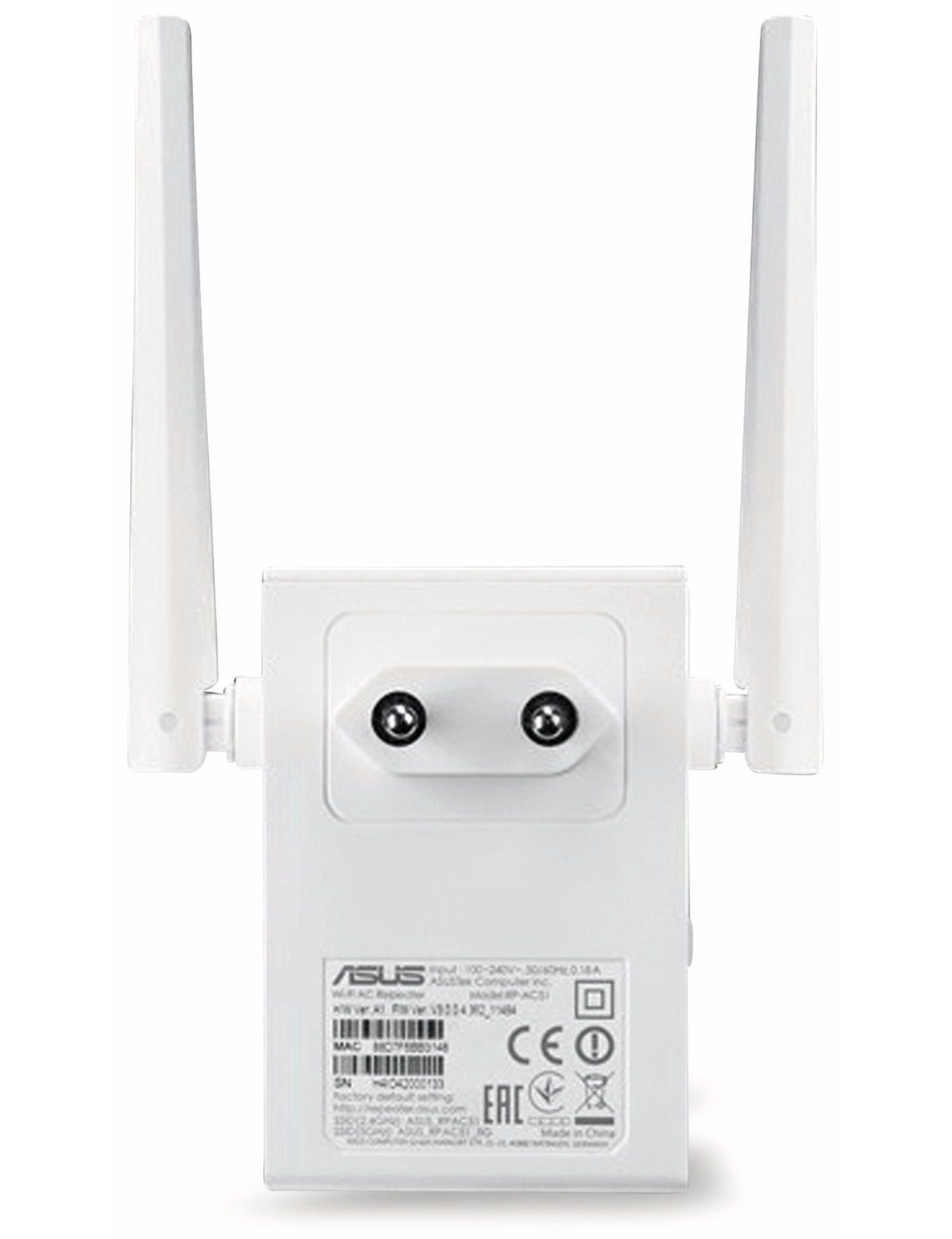 ASUS WLAN-Repeater RP-AC51, Dual-Band, 750 MBit/s