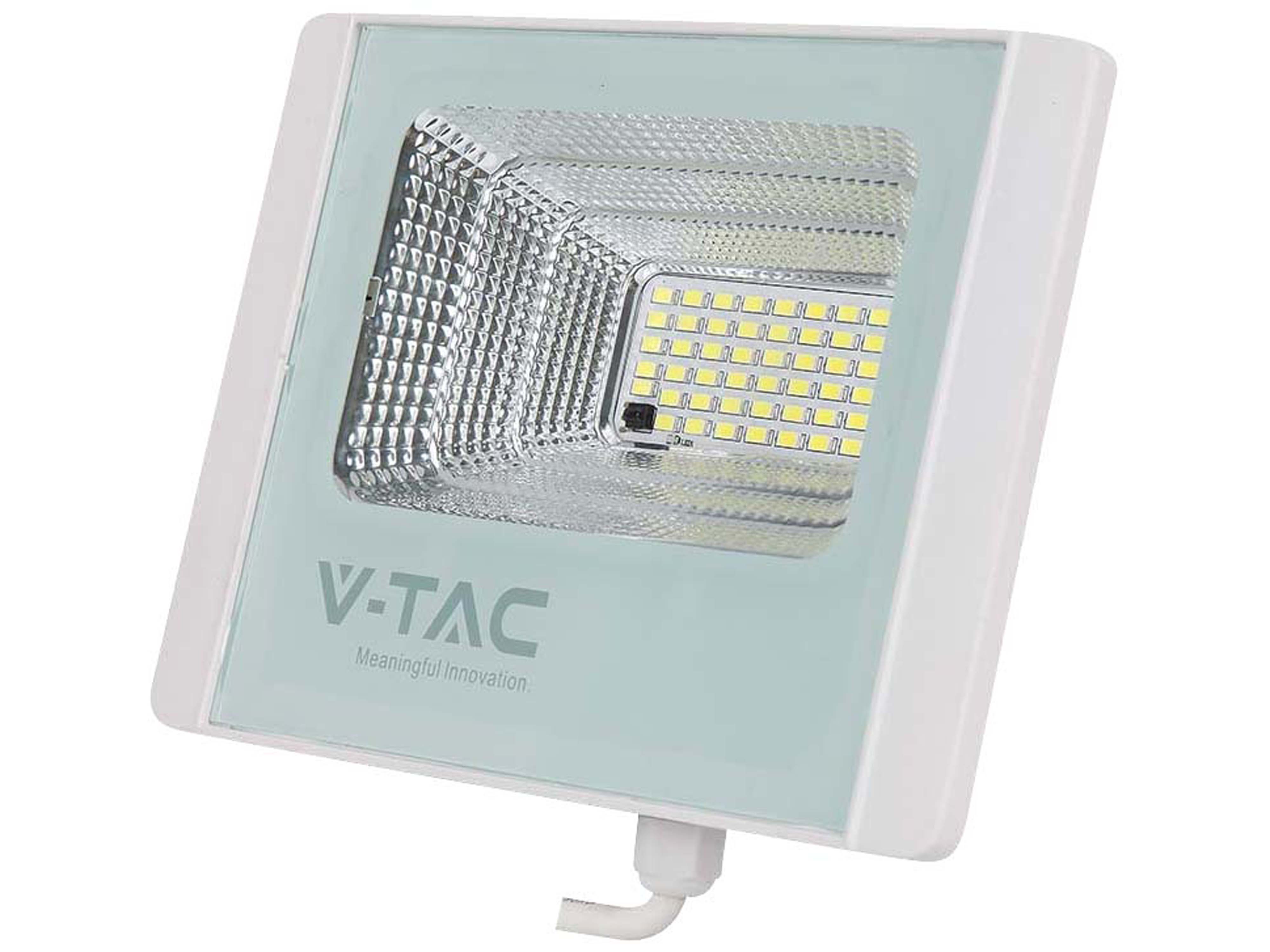 V-TAC Solar LED-Fluter VT-25W, 12 W, 6400 K, mit Panel + Fernbedienung V-TAC Solar LED-Fluter VT-25W, 12 W, 6400 K, mit Panel + Fernbedienung