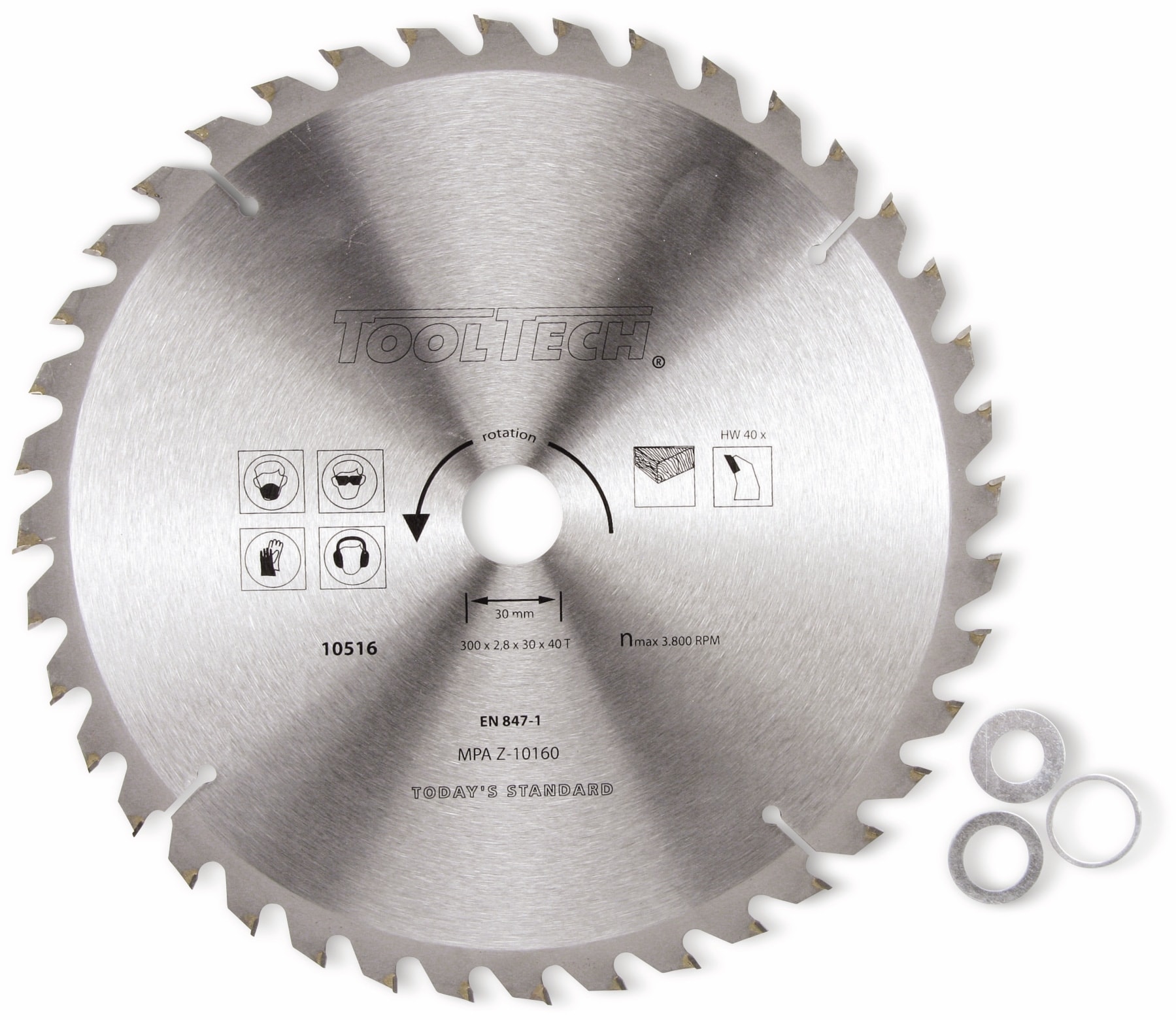 MASTERPROOF Hartmetall-Kreissägeblatt, 400 mm MASTERPROOF Hartmetall-Kreissägeblatt, 400 mm