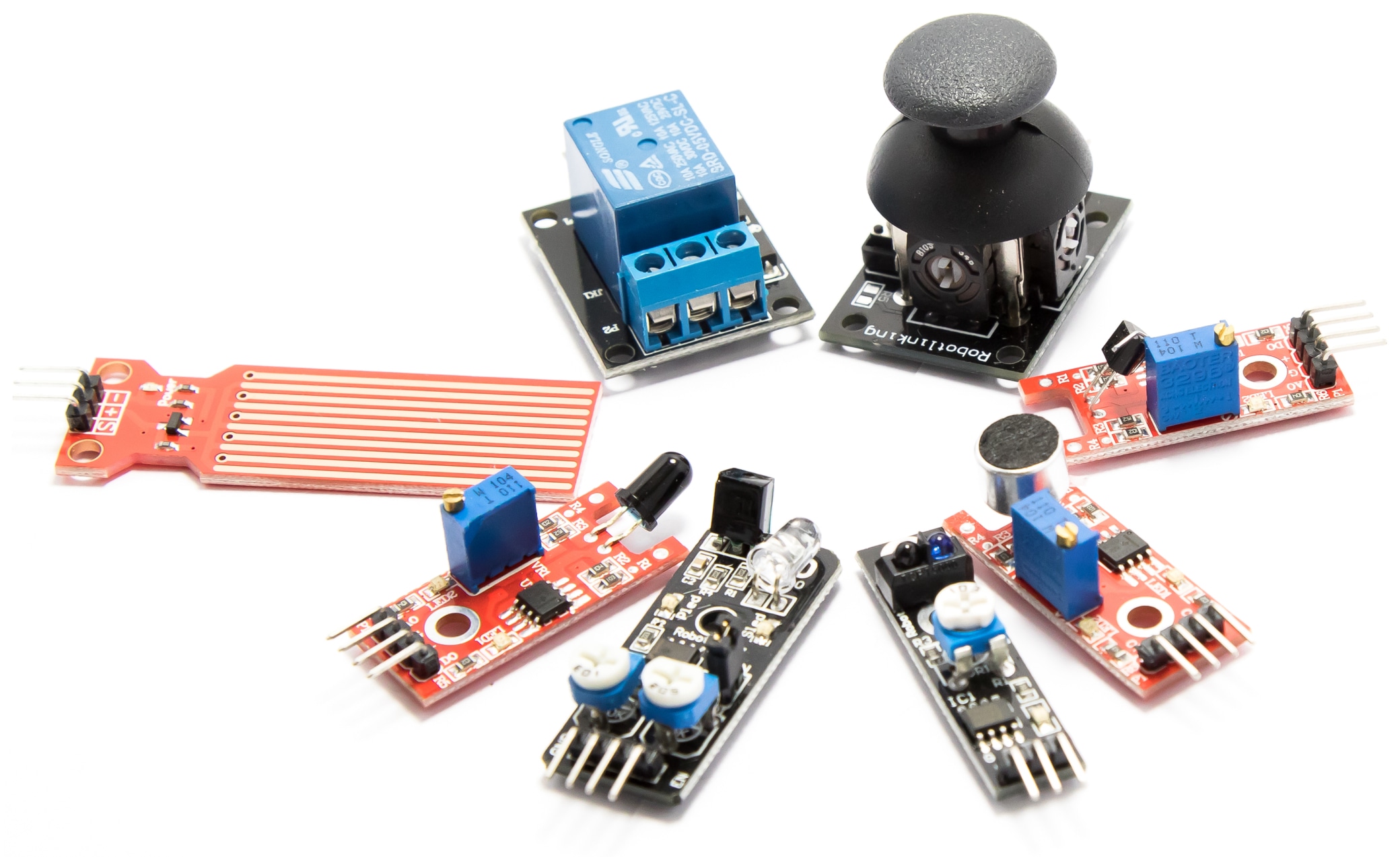 Umfangreiches Sensoren & Aktoren Kit für Raspberry Pi