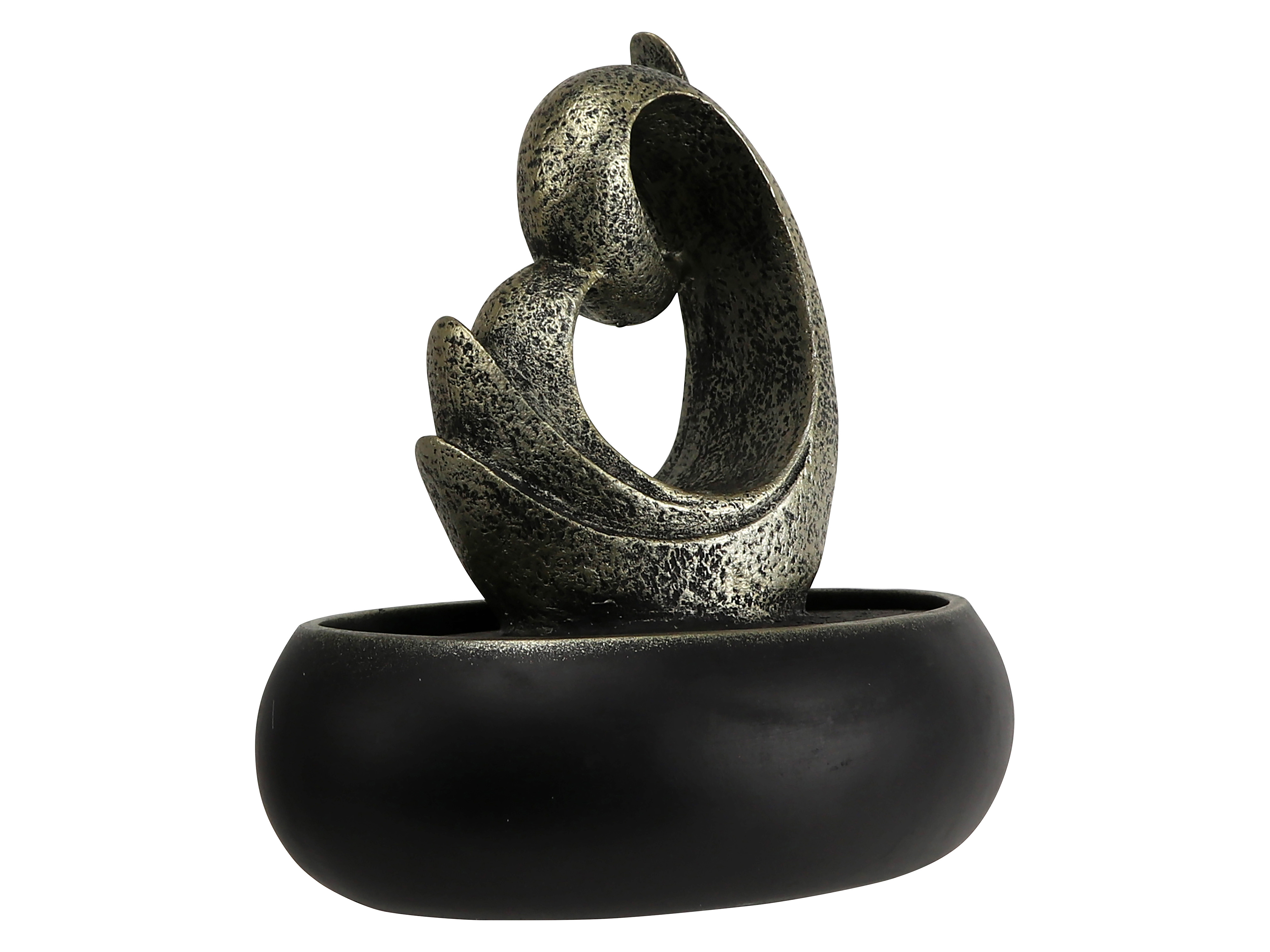 LED-Zimmerbrunnen, GT-RF-06, schwarz/grau, B-Ware