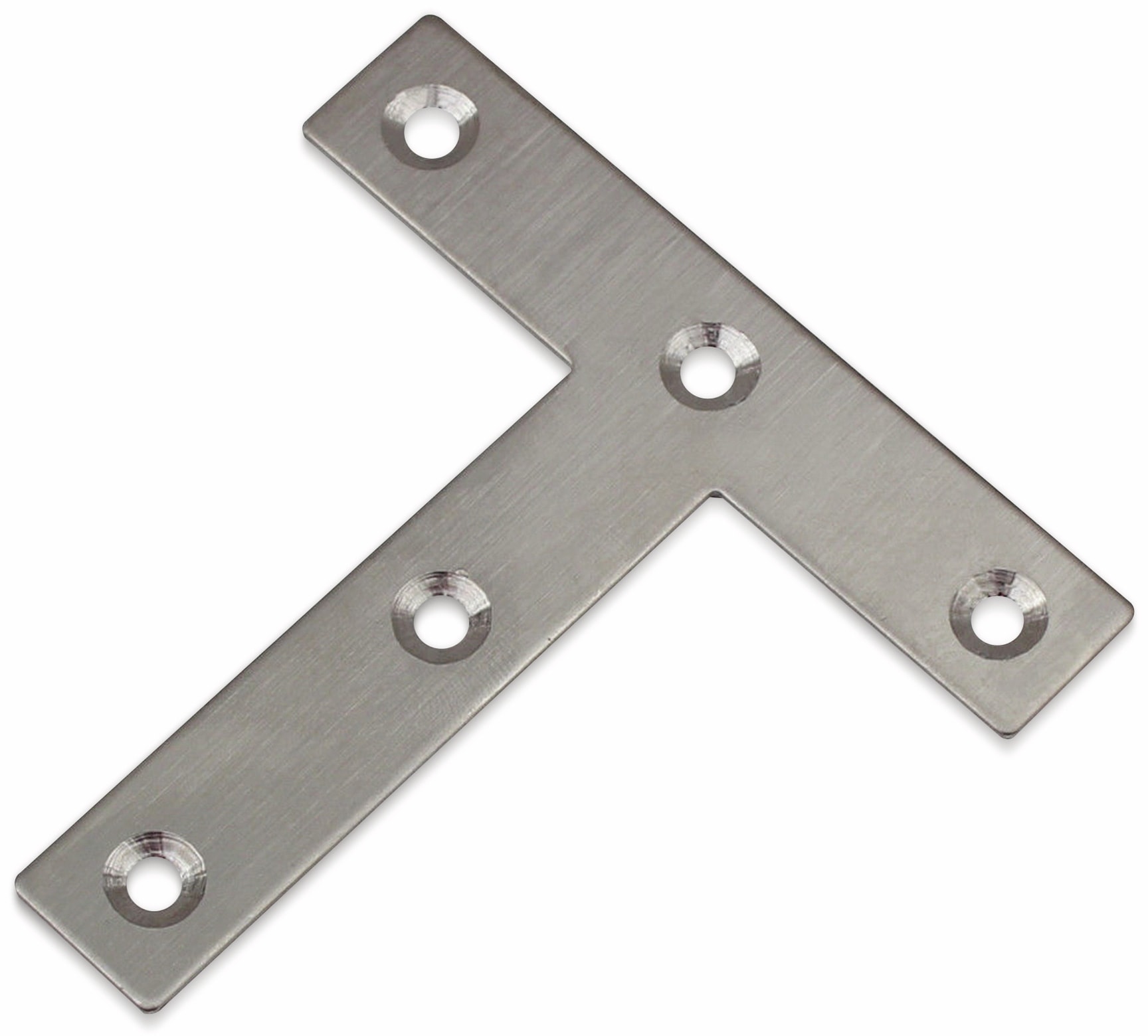 Verbindungsbleche, T-Winkel, 80x80x16 mm, Edelstahl, 10 Stück Verbindungsbleche, T-Winkel, 80x80x16 mm, Edelstahl, 10 Stück