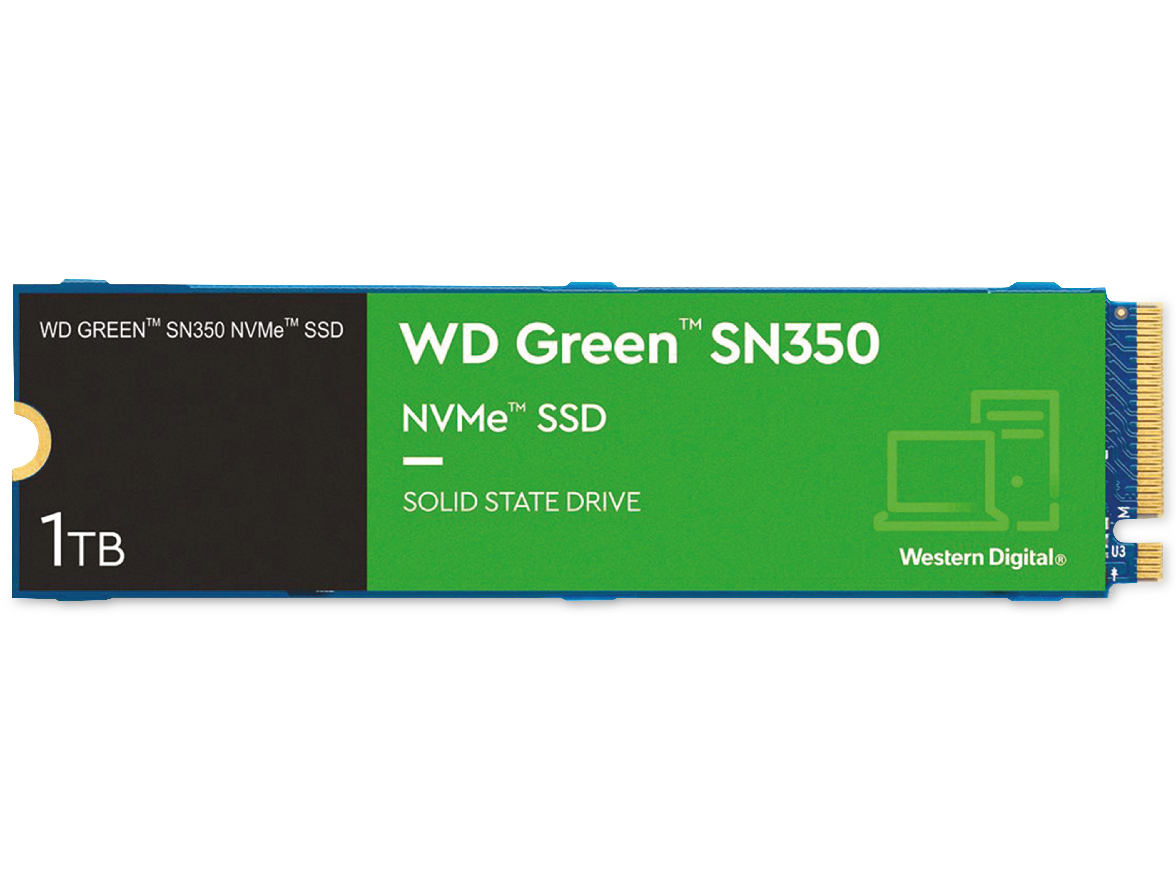 WESTERN DIGITAL M.2 SSD WD Green SN350, 1 TB, NVMe, intern WESTERN DIGITAL M.2 SSD WD Green SN350, 1 TB, NVMe, intern