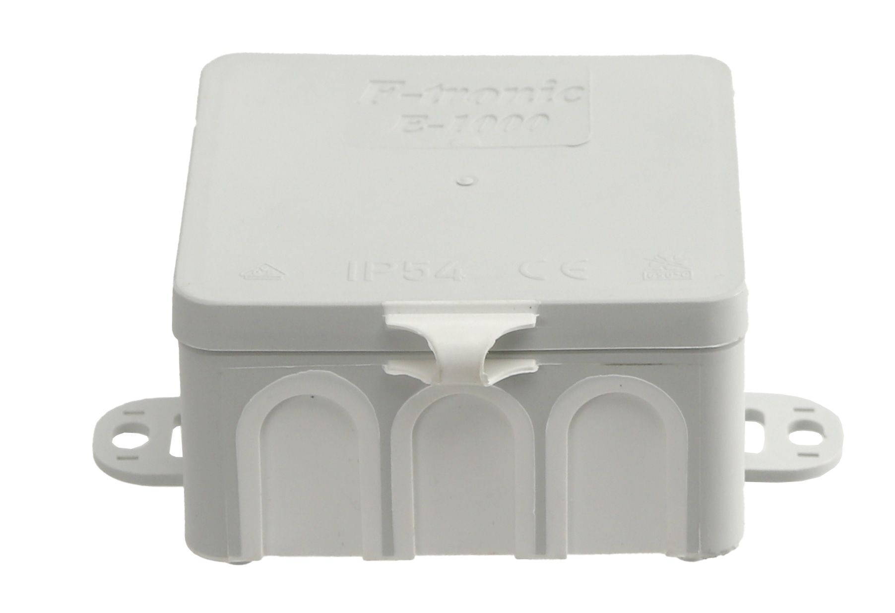 F-TRONIC, Abzweigkasten E1000, 75x75x40 mm, grau F-TRONIC, Abzweigkasten E1000, 75x75x40 mm, grau