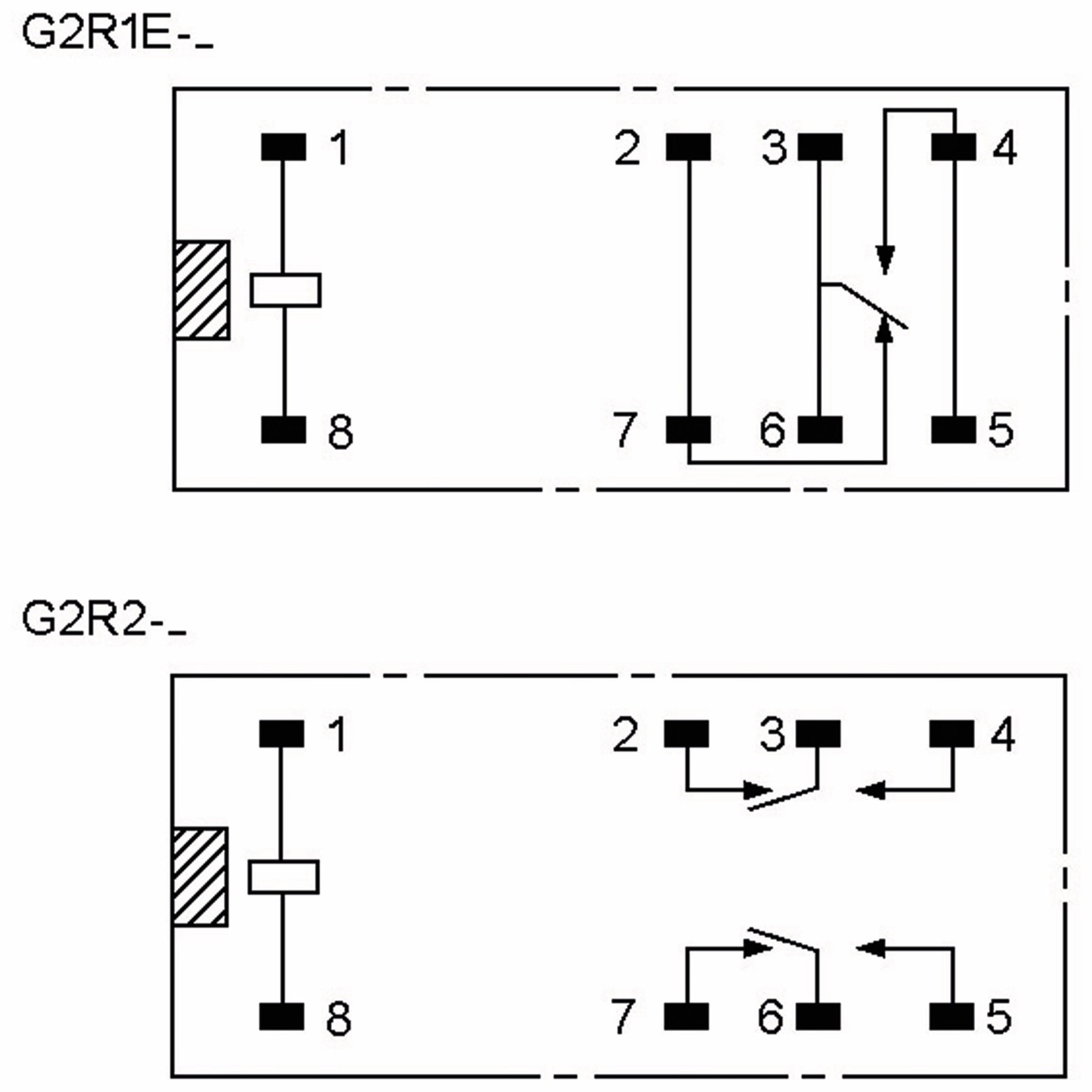 OMRON Relais G2R2E-12, print, 2xUM, 12 V-, 5 A