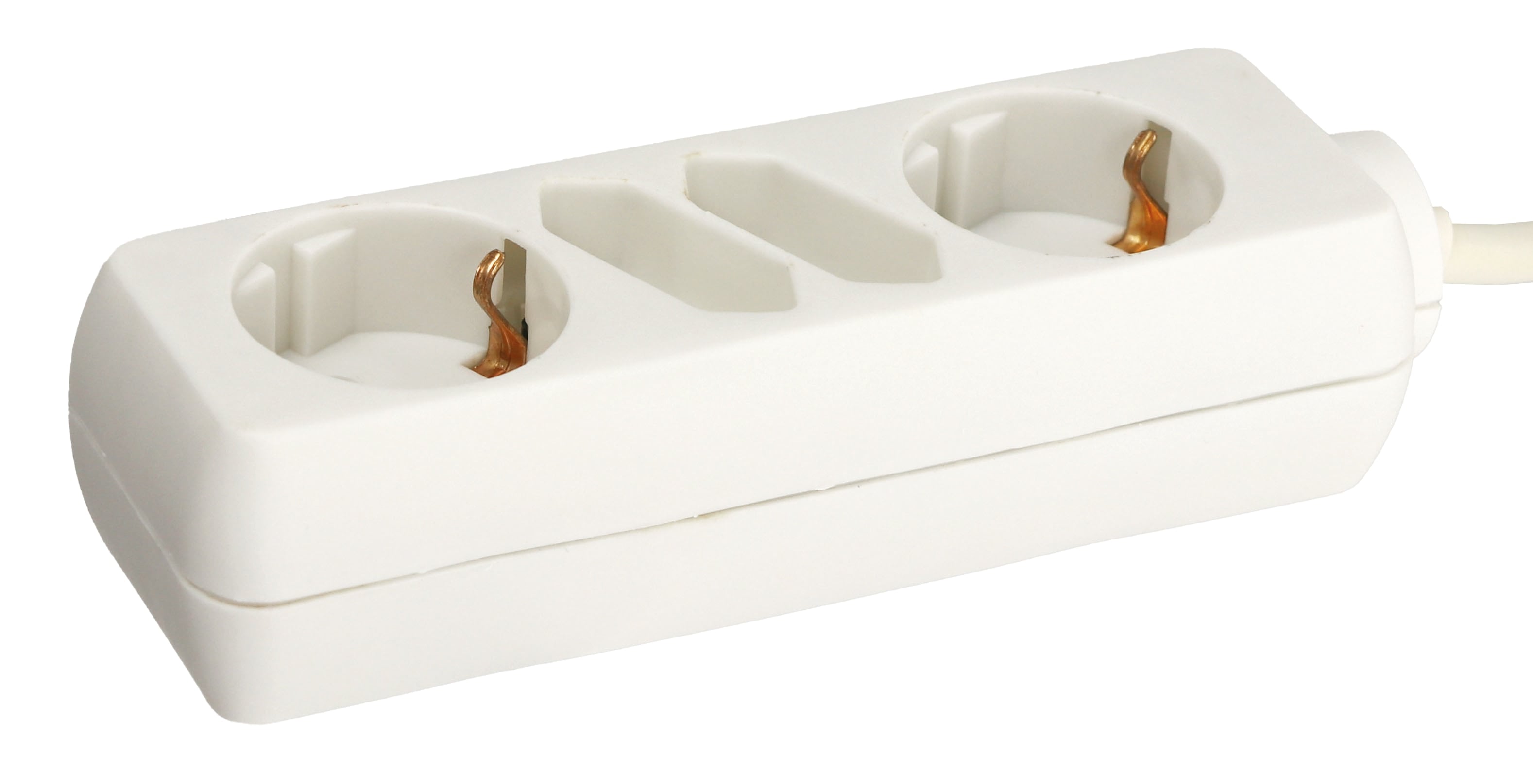 Steckdosenleiste TDZ-2D, 4-fach, weiß Steckdosenleiste TDZ-2D, 4-fach, weiß
