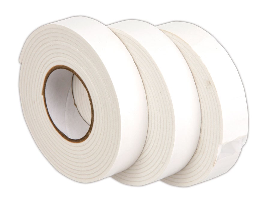 Doppelseitiges Schaumstoff-Klebeband, 2m, 3 Stück