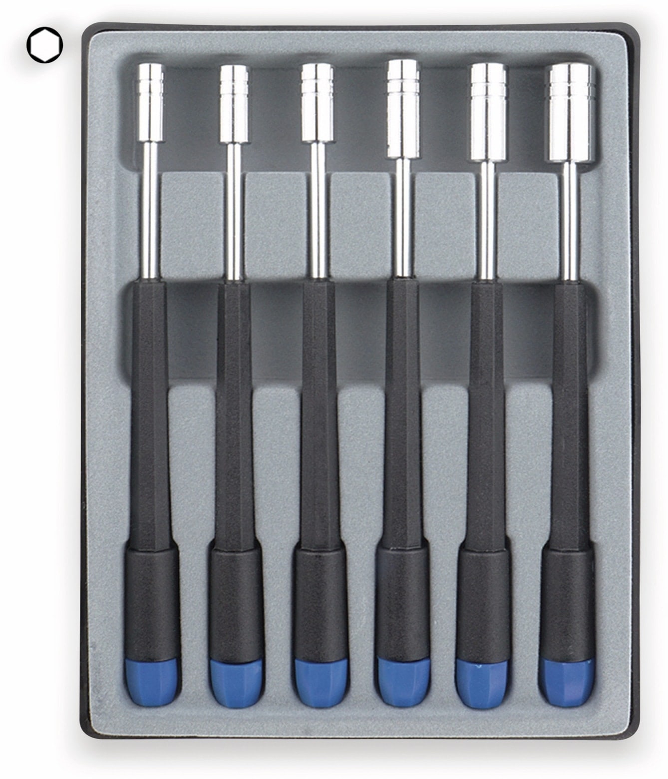 DONAU ELEKTRONIK Steckschlüssel-Satz 280-65, Sechskant, 4…8 mm, 6-teilig DONAU ELEKTRONIK Steckschlüssel-Satz 280-65, Sechskant, 4…8 mm, 6-teilig