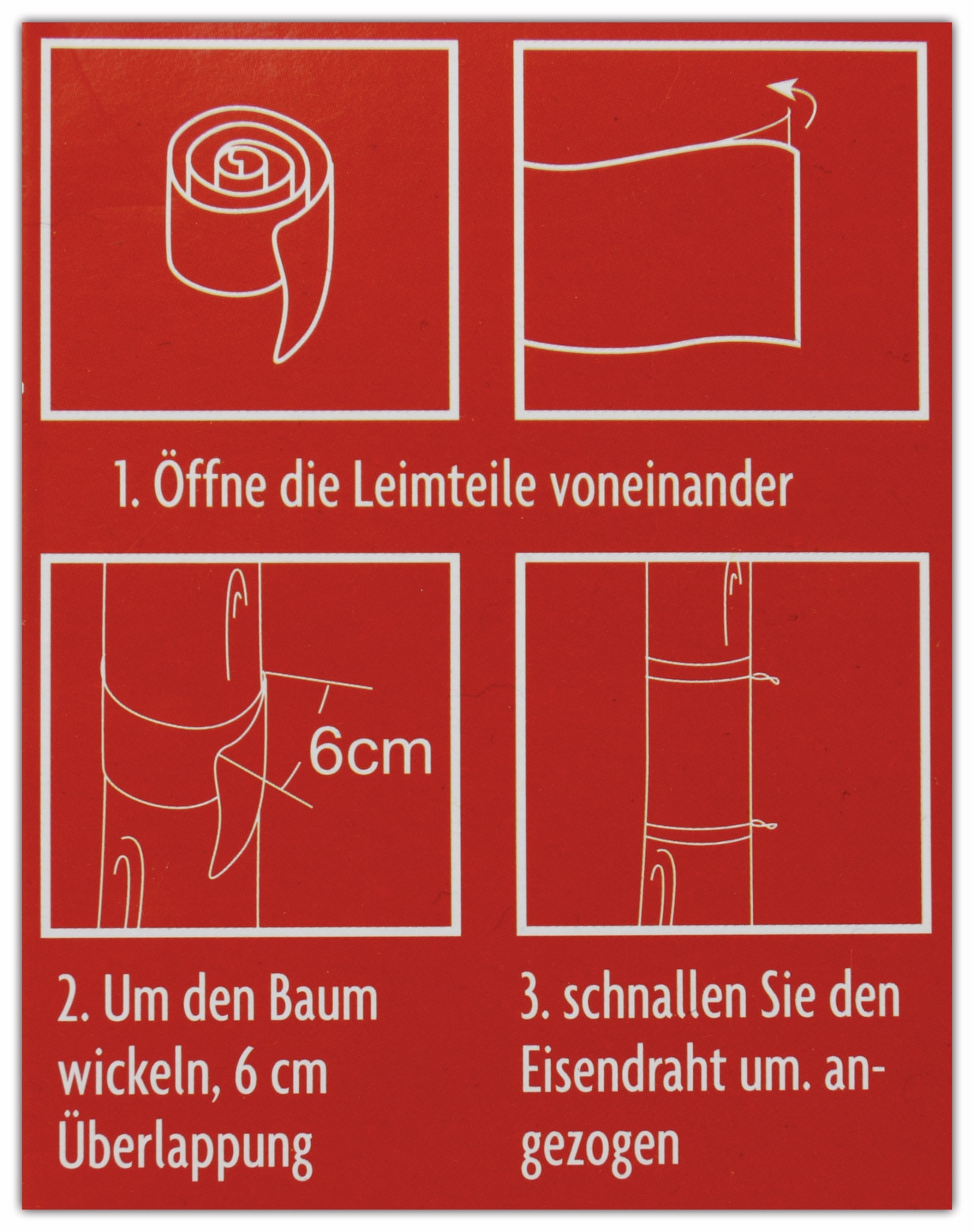Baumleimring-Set, 175x10 cm Baumleimring-Set, 175x10 cm
