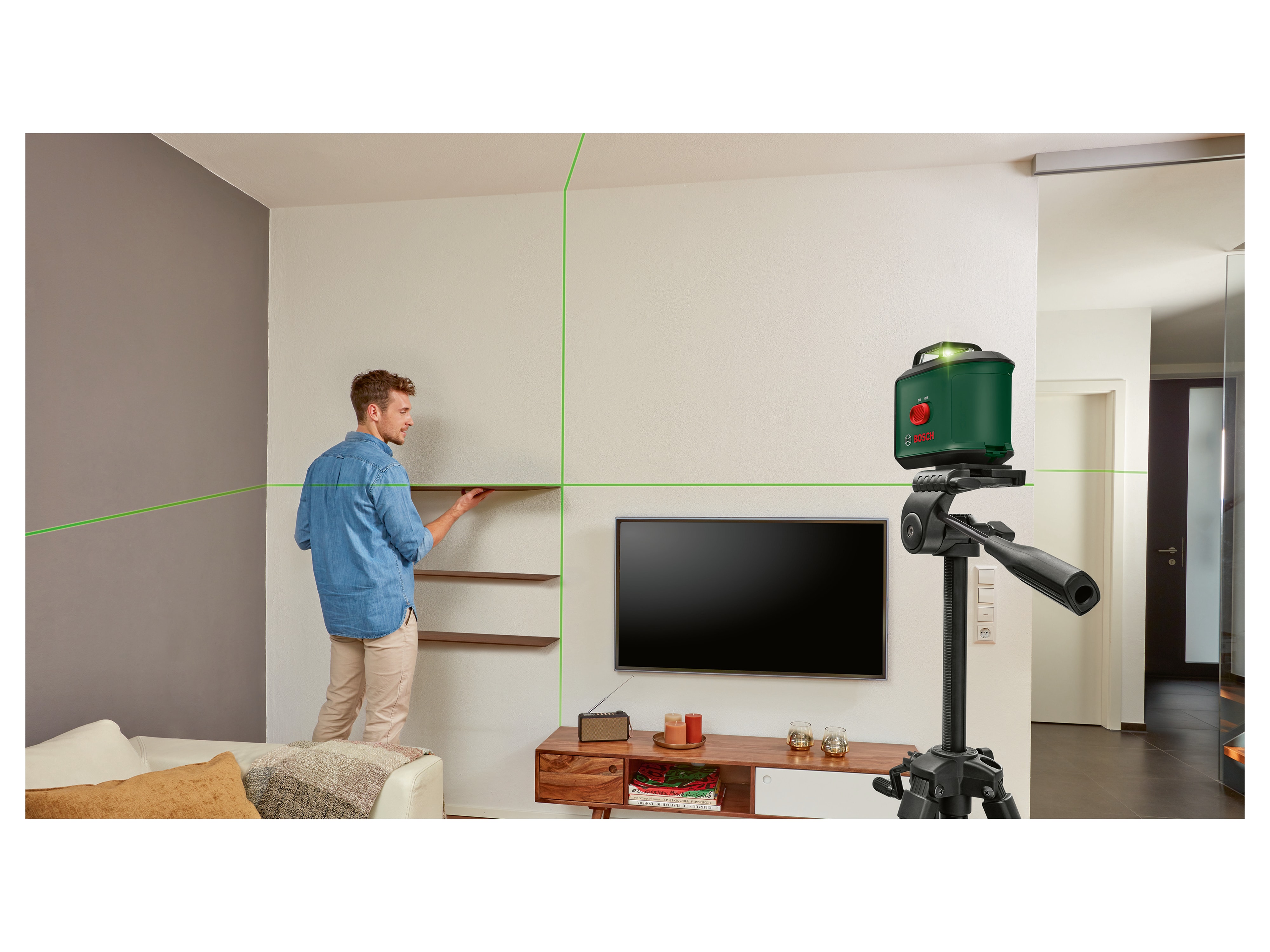 BOSCH Kreuzlinien-Laser UniversalLevel 360, 0603663EZ0 BOSCH Kreuzlinien-Laser UniversalLevel 360, 0603663EZ0