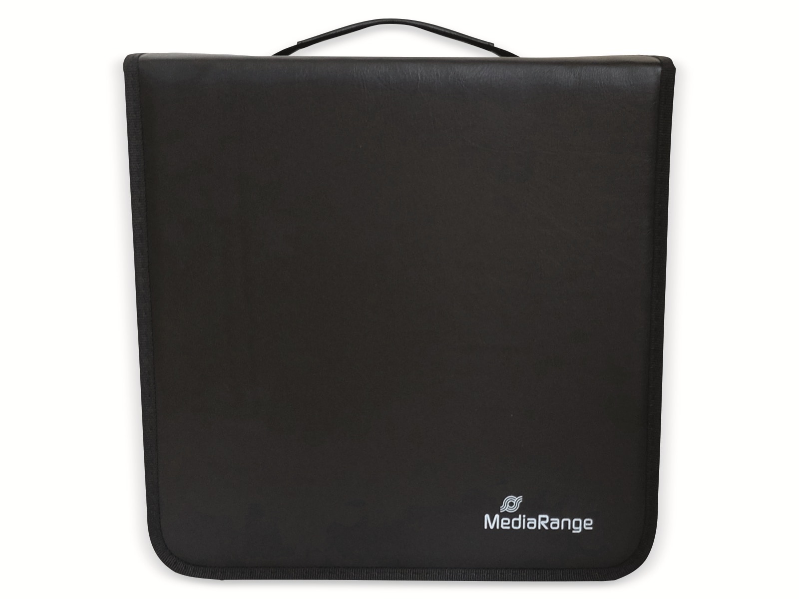 MEDIARANGE Archivierungsmappe für 200 Discs, Kunstleder, schwarz