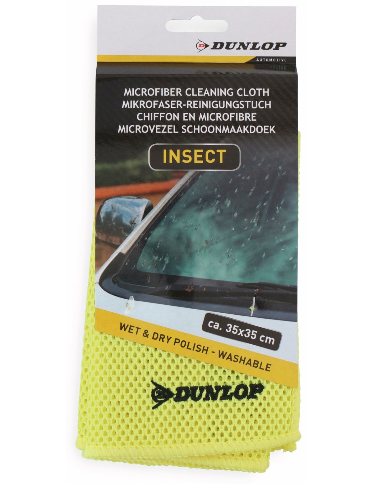 DUNLOP Mikrofasertuch, für Insekten DUNLOP Mikrofasertuch, für Insekten