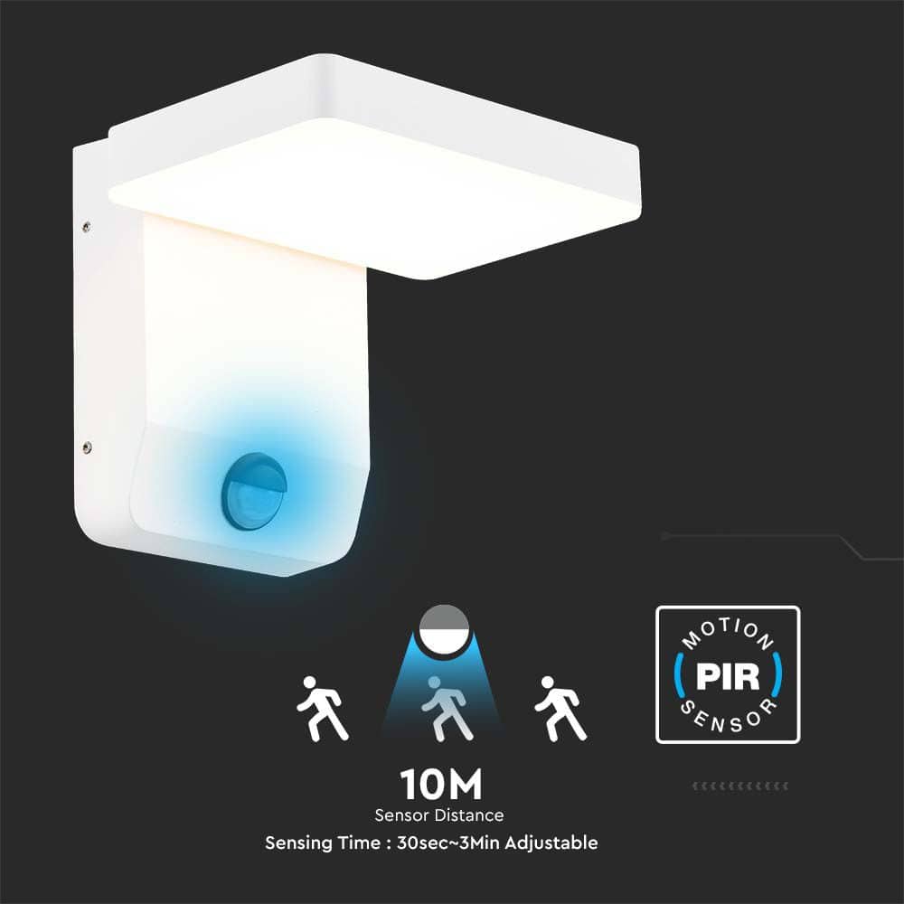 V-TAC LED-Fluter VT-11020S, EEK: E, 17 W, 2520 lm, 3000 K, Sensor, weiß V-TAC LED-Fluter VT-11020S, EEK: E, 17 W, 2520 lm, 3000 K, Sensor, weiß