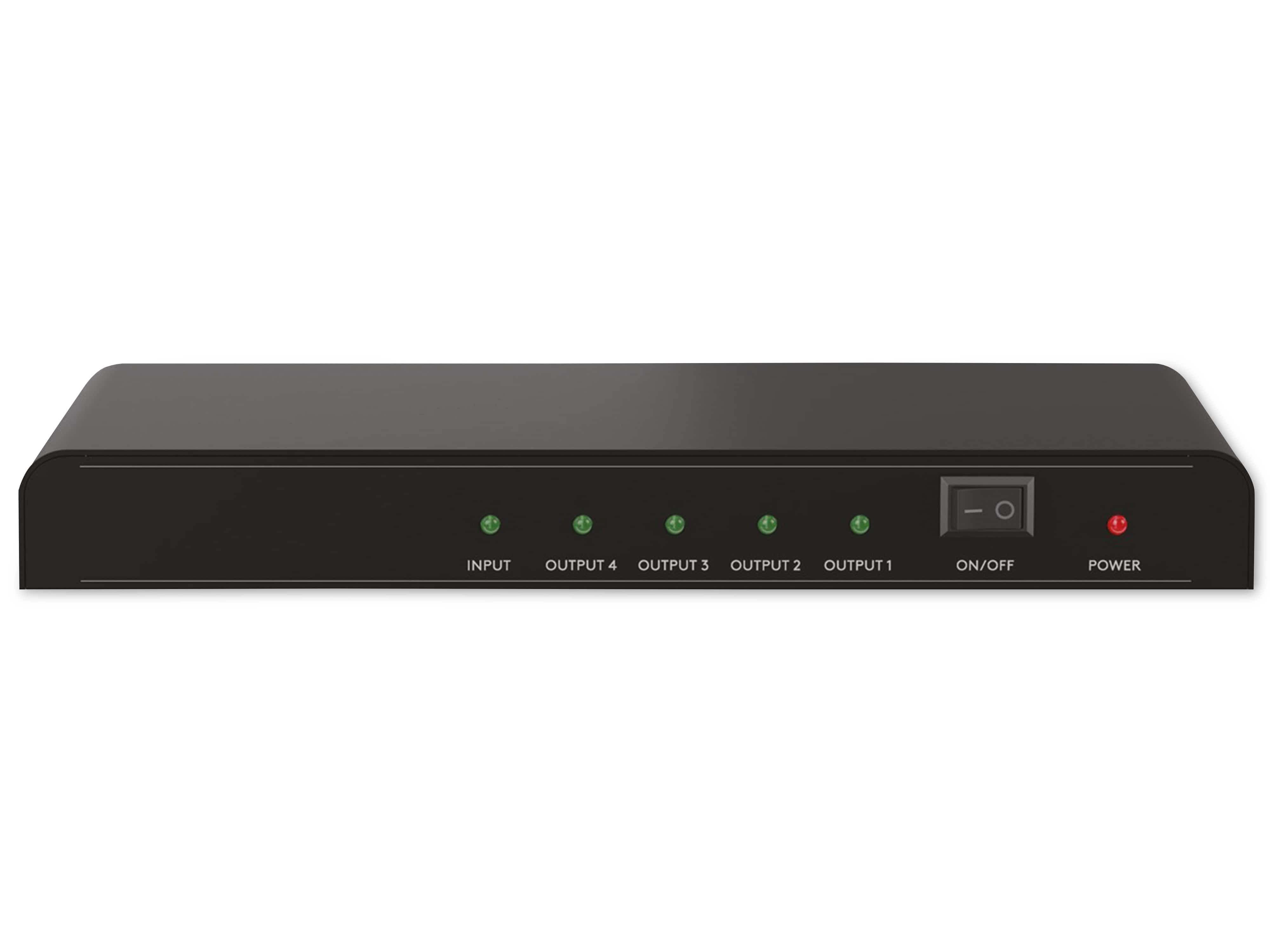 GOOBAY HDMI-Splitter 1 auf 4, 4K, 30 Hz GOOBAY HDMI-Splitter 1 auf 4, 4K, 30 Hz