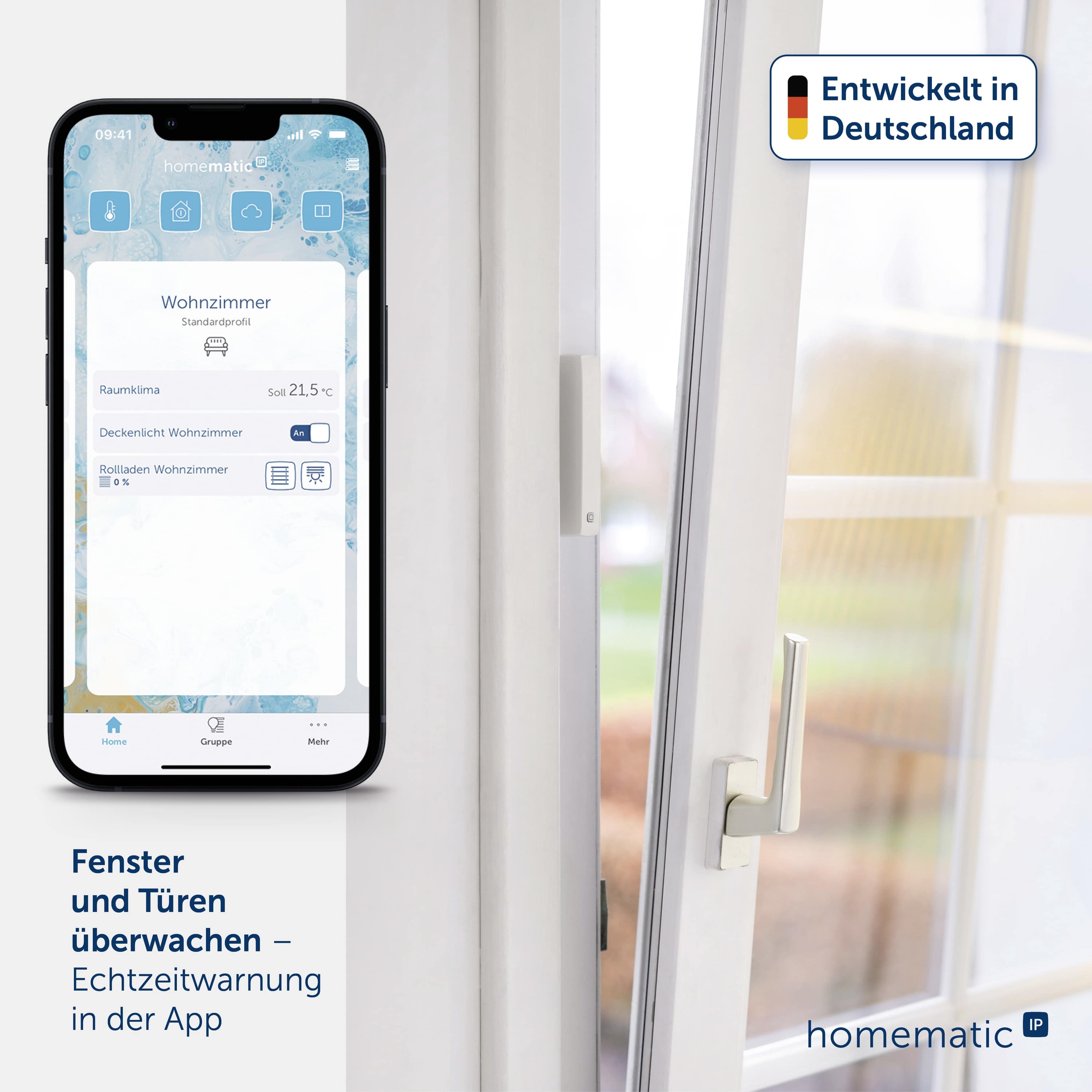 HOMEMATIC IP 157857A0, Fenster- und Türkontakt, optisch HOMEMATIC IP 157857A0, Fenster- und Türkontakt, optisch