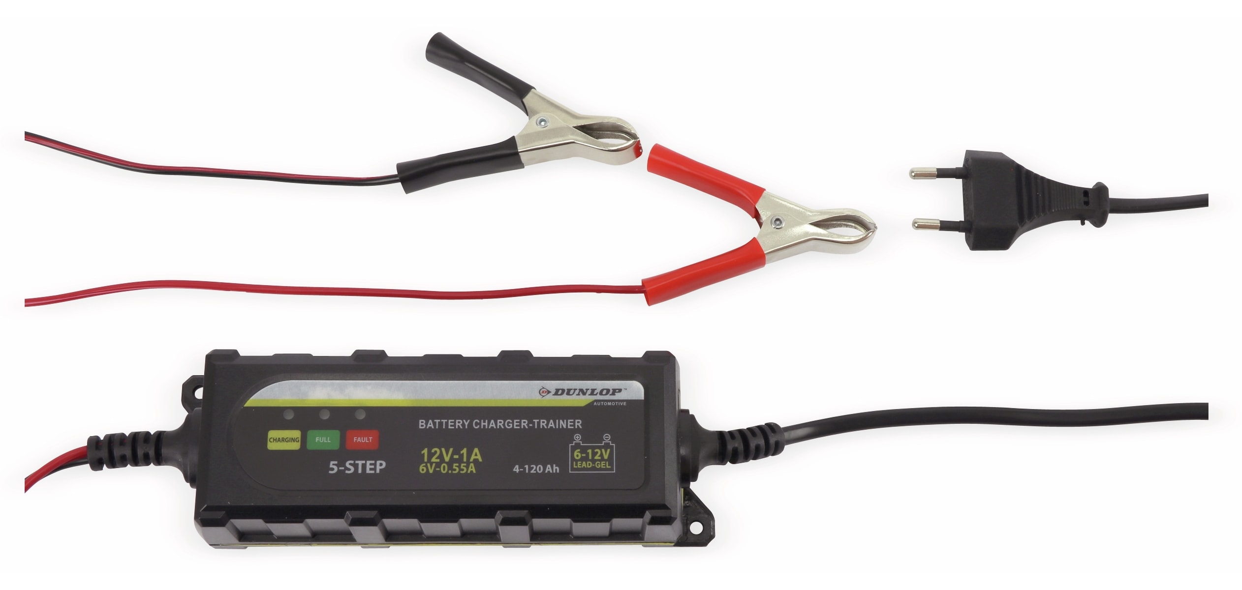 DUNLOP Batterielader für Blei- und Bleigelakku