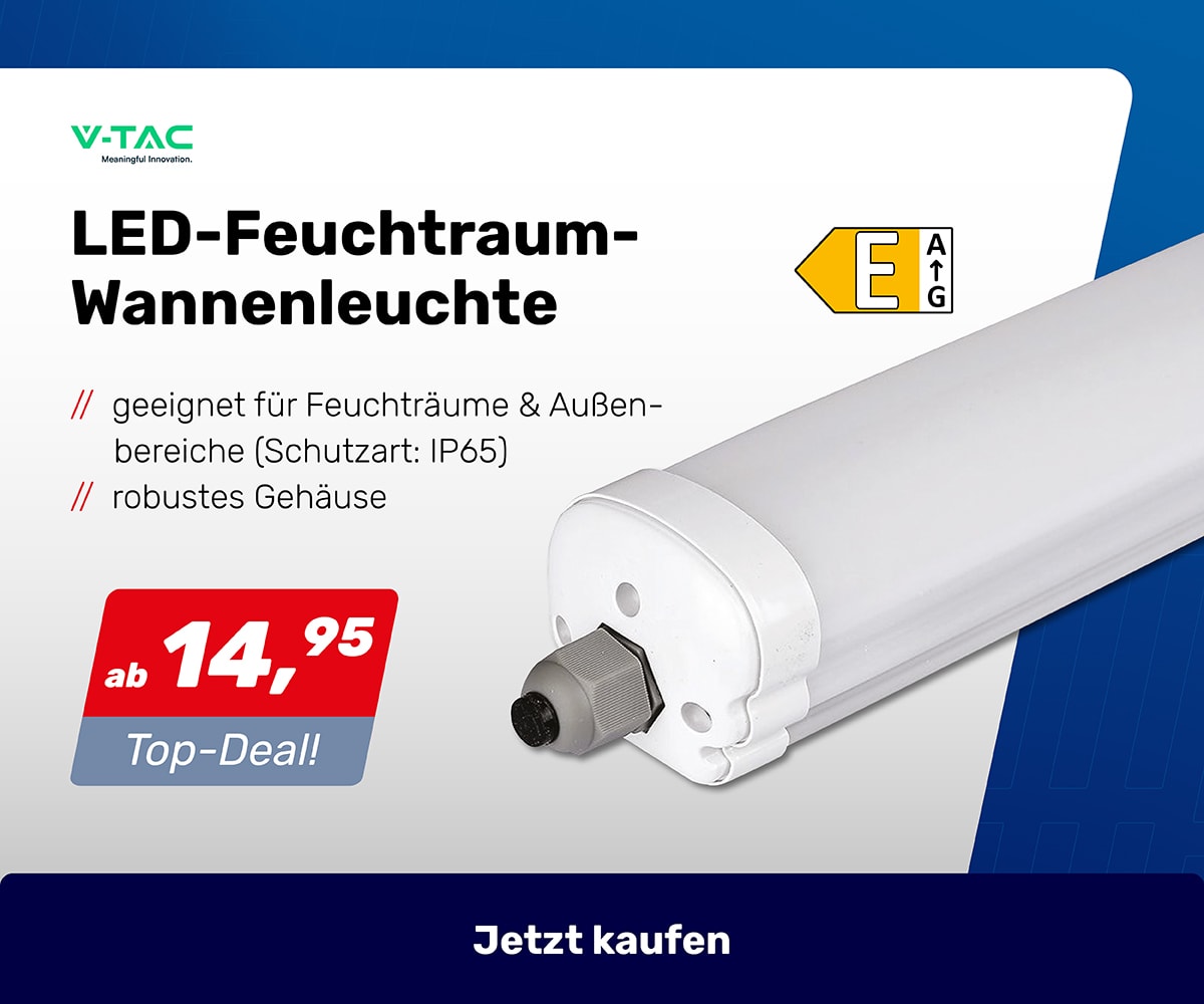 LED-Feuchtraum-Wannenleuchte LED-Feuchtraum-Wannenleuchte