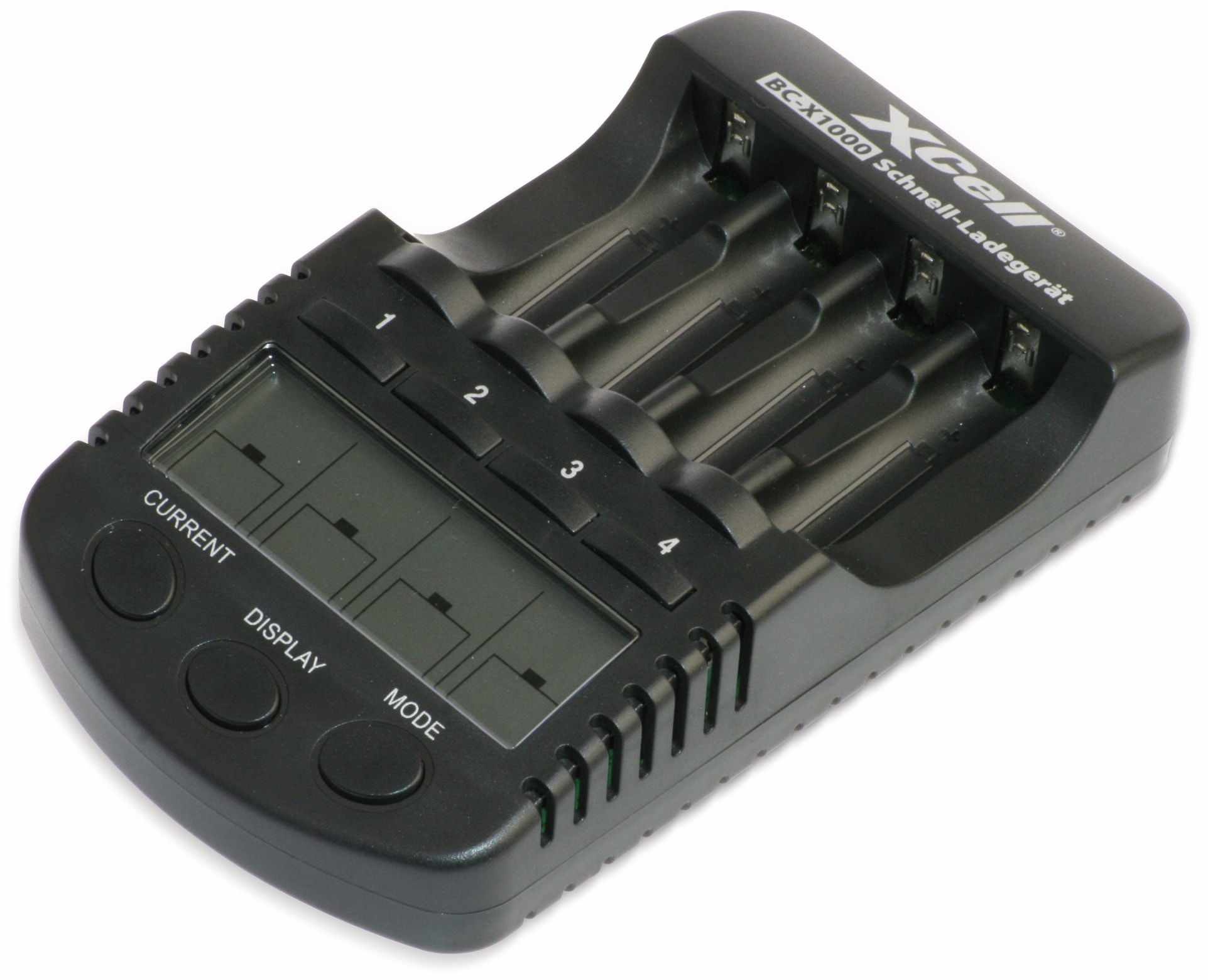 XCELL Ladegerät BC-X1000, mit LCD-Display XCELL Ladegerät BC-X1000, mit LCD-Display