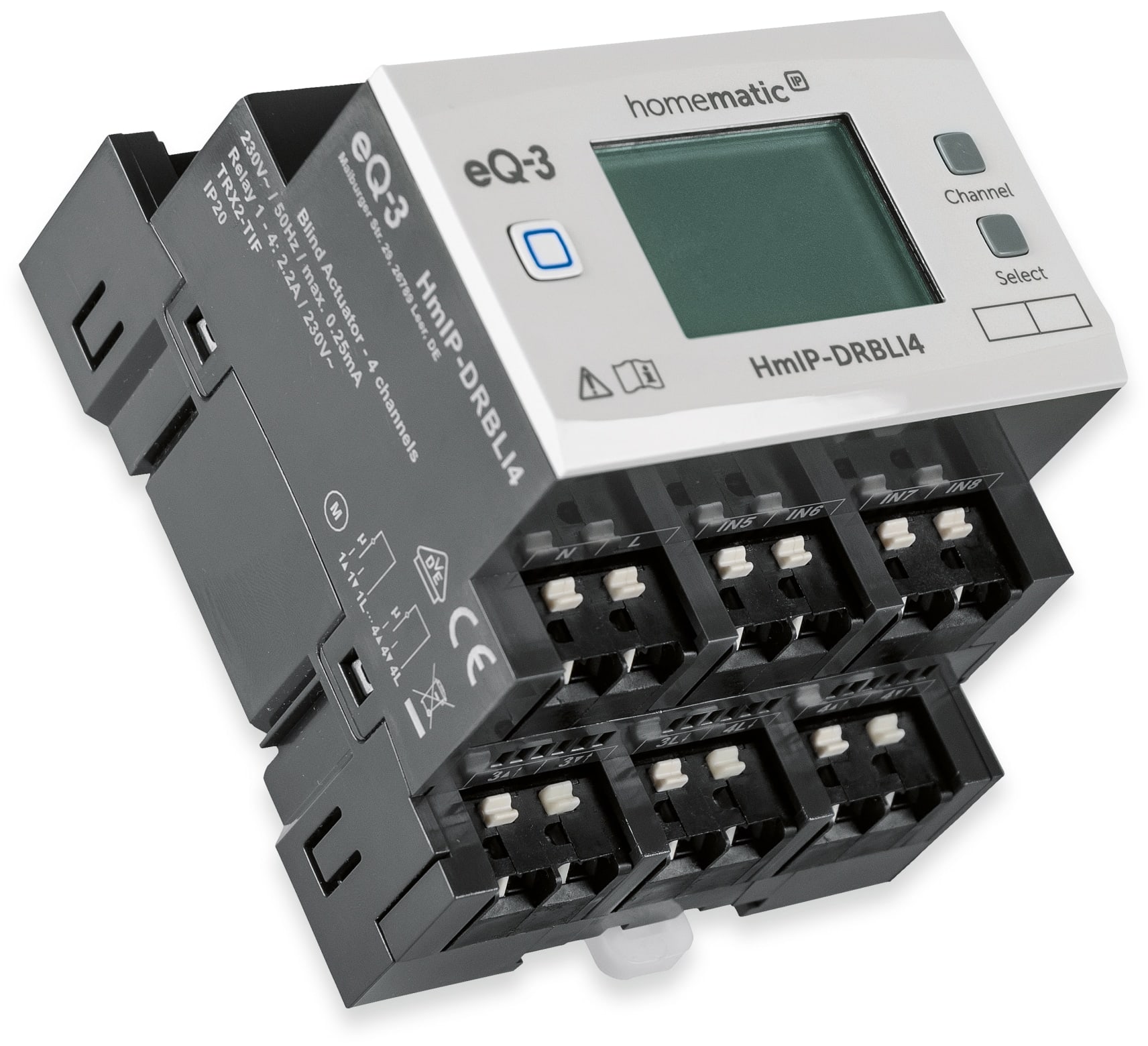 HOMEMATIC IP Smart Home 154362A0 Jalousieaktor für Hutschienenmonatege, 4-fach HOMEMATIC IP Smart Home 154362A0 Jalousieaktor für Hutschienenmonatege, 4-fach