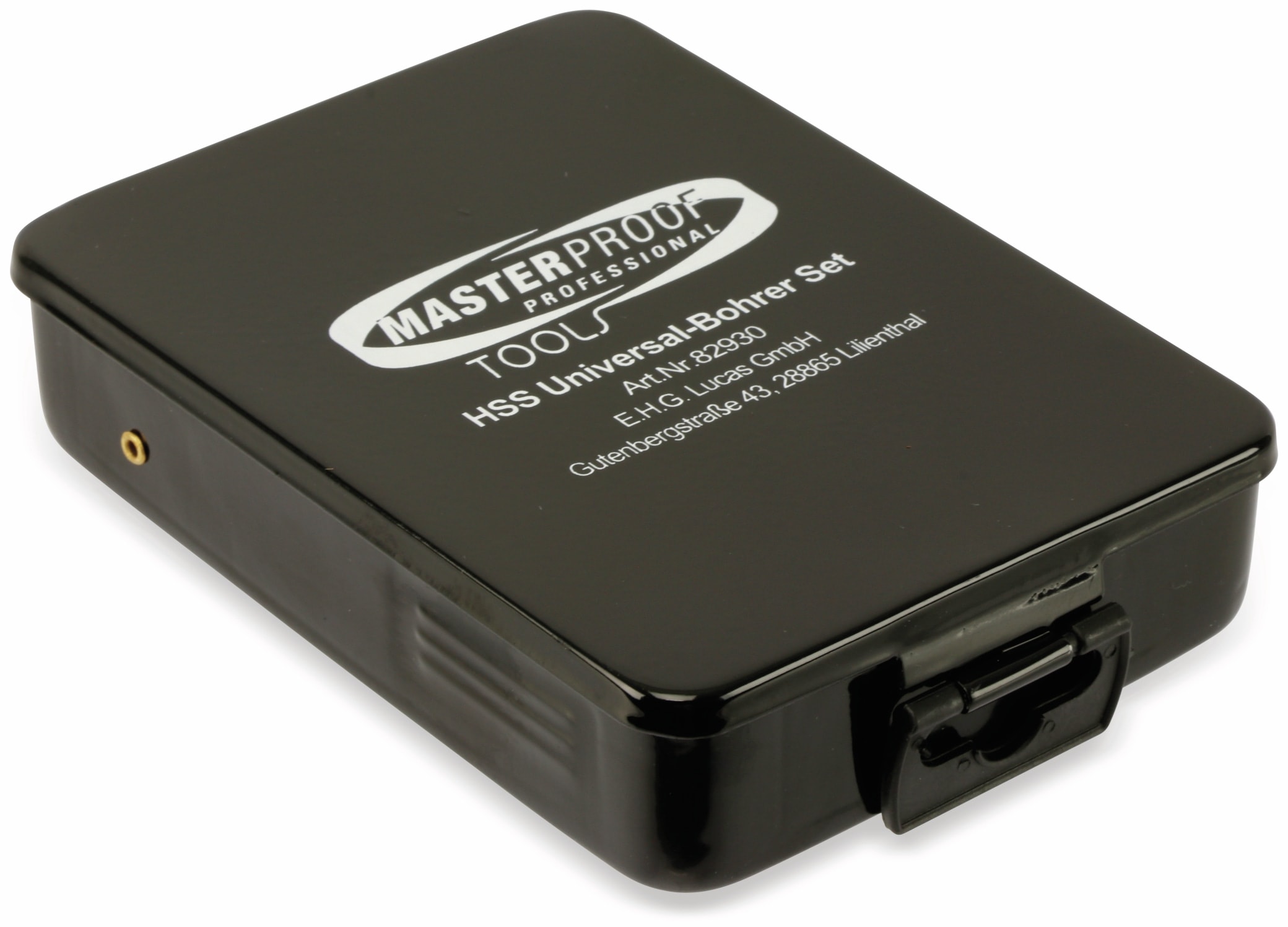 MASTERPROOF Multifunktions-Bohrer Satz 4 teilig, in Metallbox