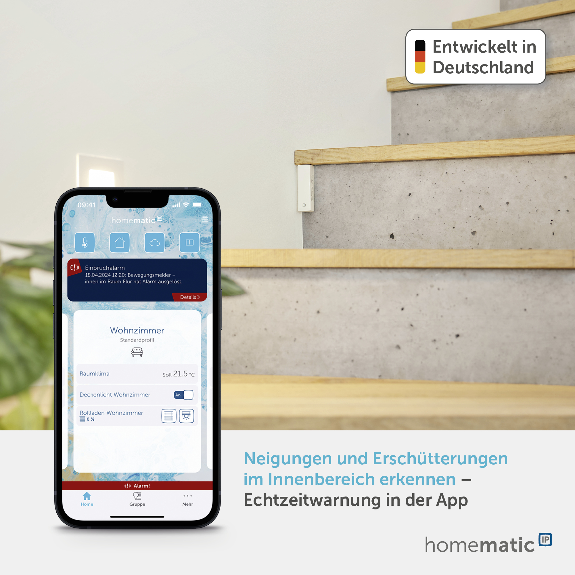 HOMEMATIC IP 151979A0, Neigungs- und Erschütterungssensor